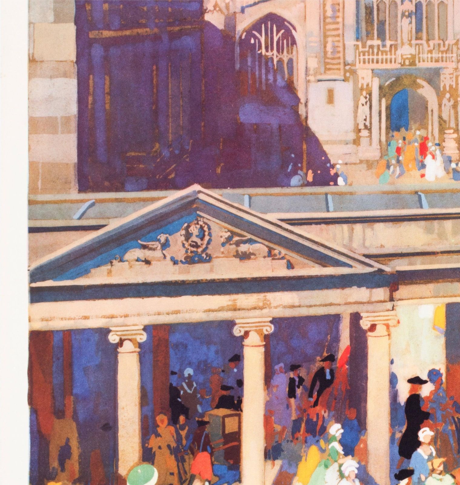 Bath The Georgian City 1955 British Railways Travel Poster, Gordon Nicoll. photo 1657.0