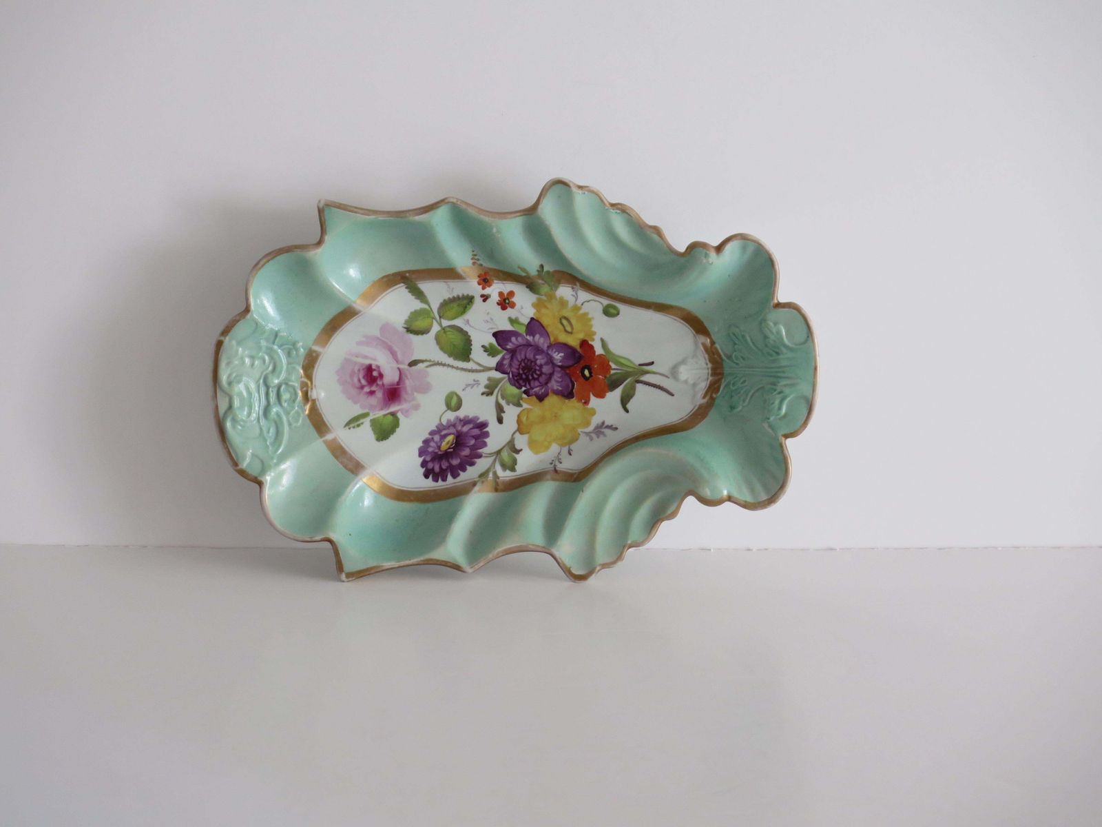 Mason's Ironstone Serving Dish, Hand Painted Mixed Flowers, Circa 1818 photo buy