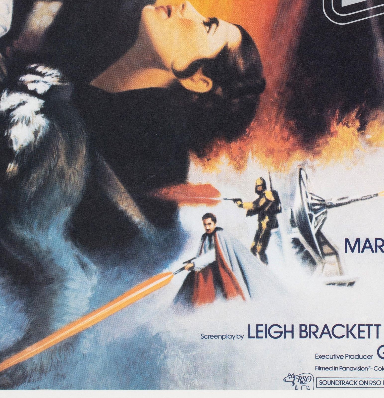 The Empire Strikes Back 1980 Uk Quad Gwtw Style Film Poster. photo buy