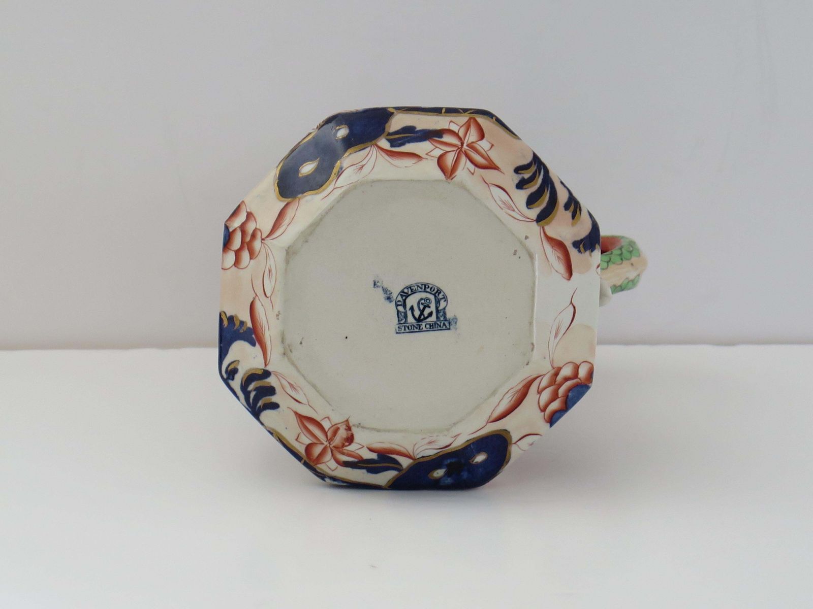 Home Decor Davenport Ironstone Pitcher, Jardinière Pattern, Georgian Circa 1815 photo