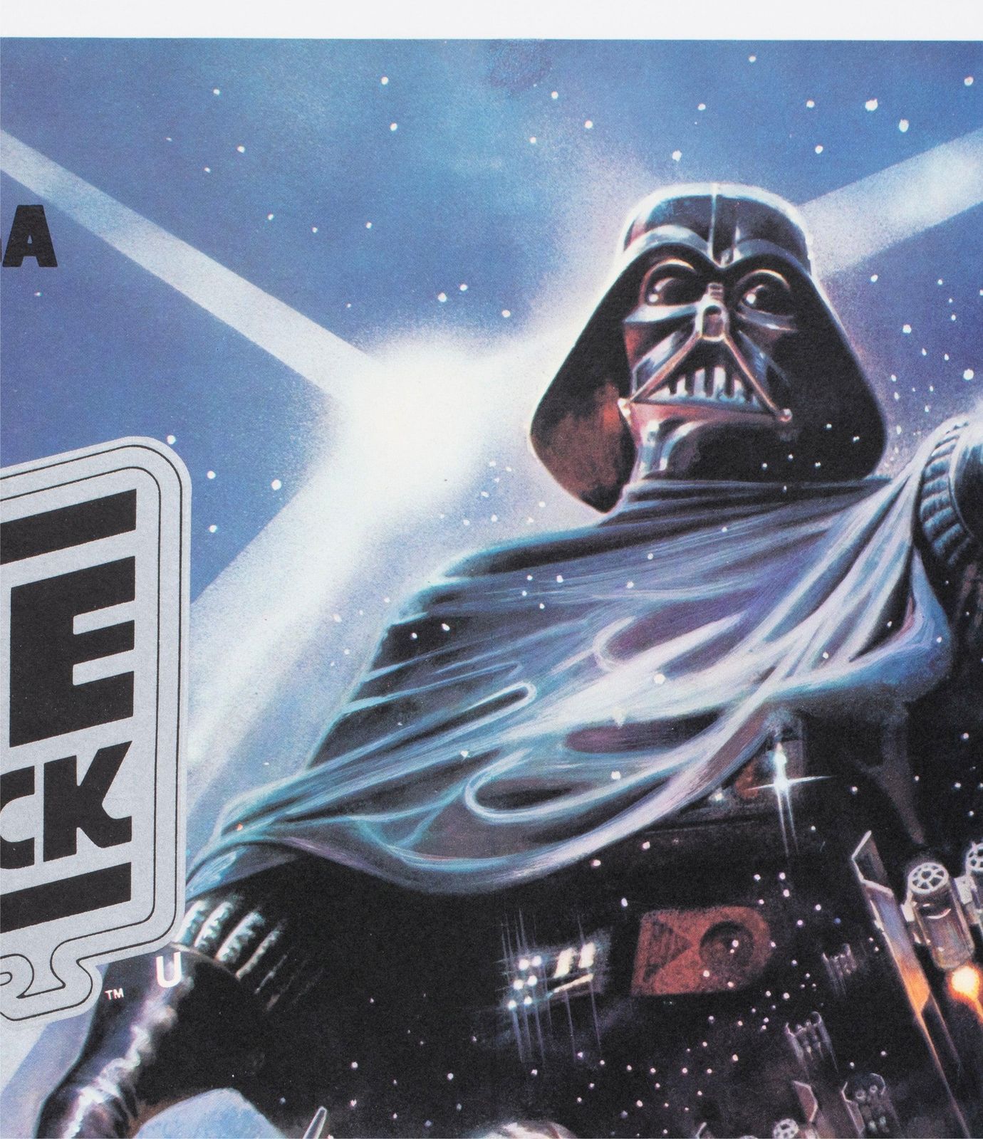 The Empire Strikes Back 1980 Uk Quad Black Title Style, Tom Jung Film Poster. photo Kunst