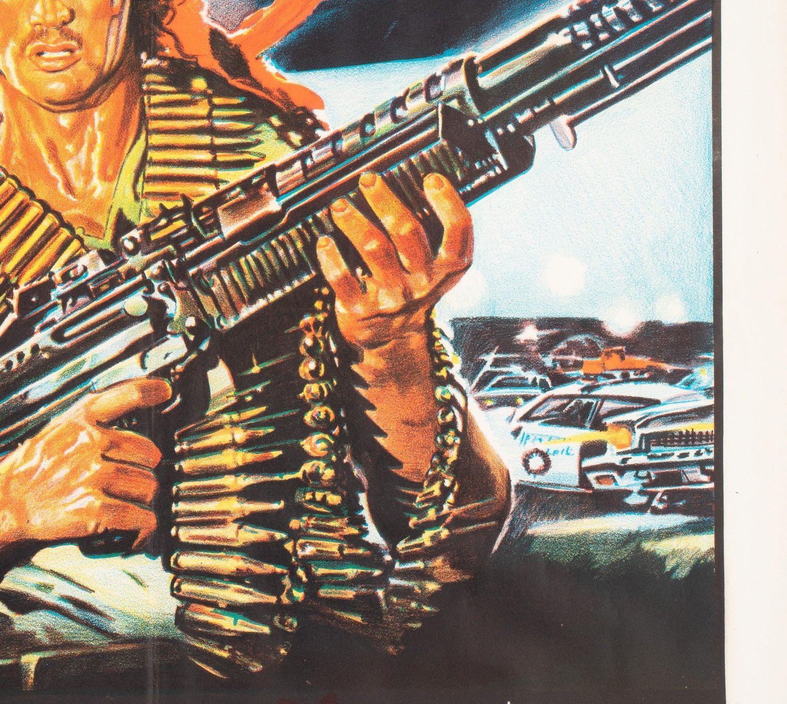 Rambo First Blood 1982, Egyptische filmposter. photo vinterior