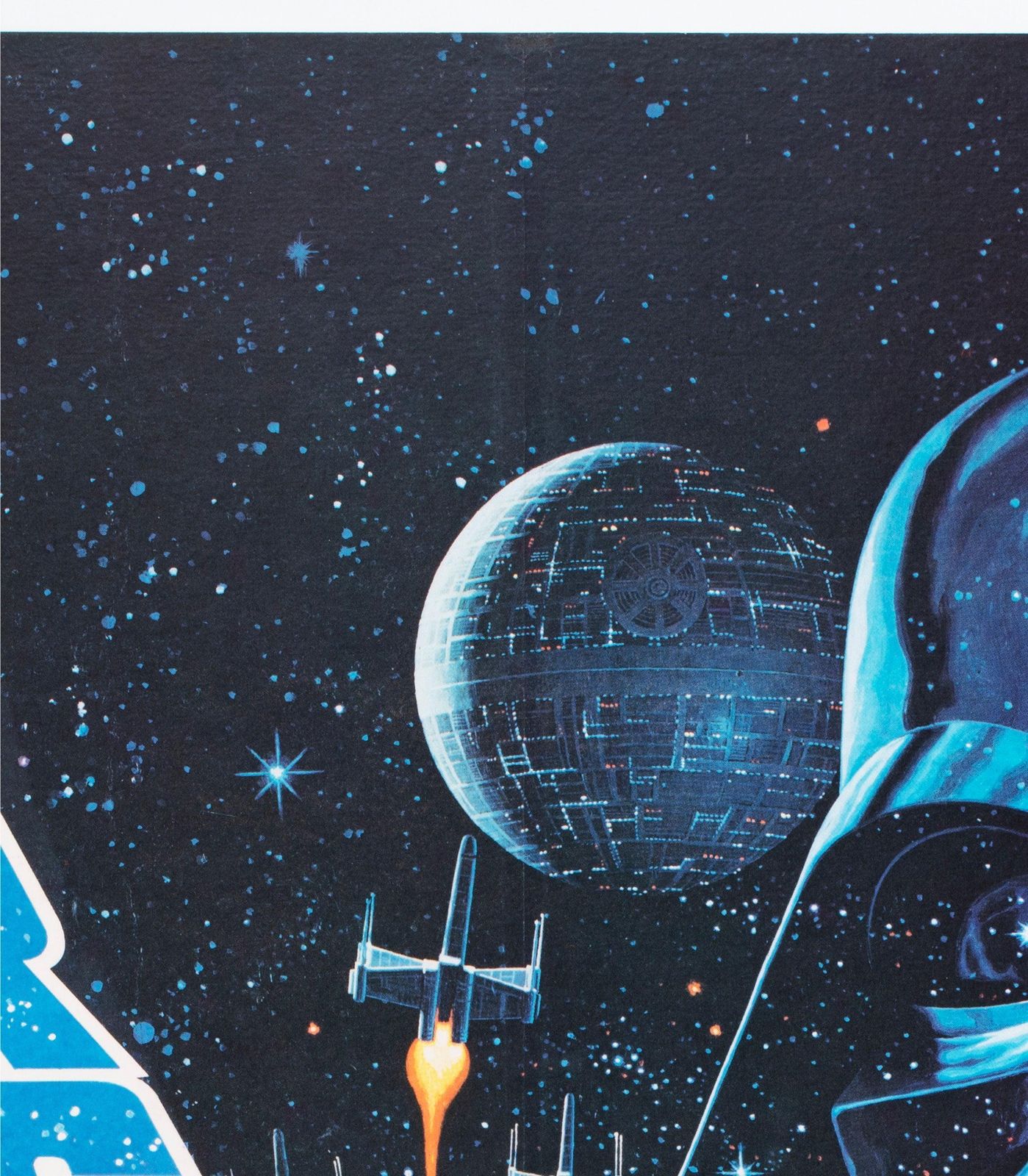 Star Wars 1977 Uk Quad Film Poster, Greg And Tim Hildebrandt. photo Art