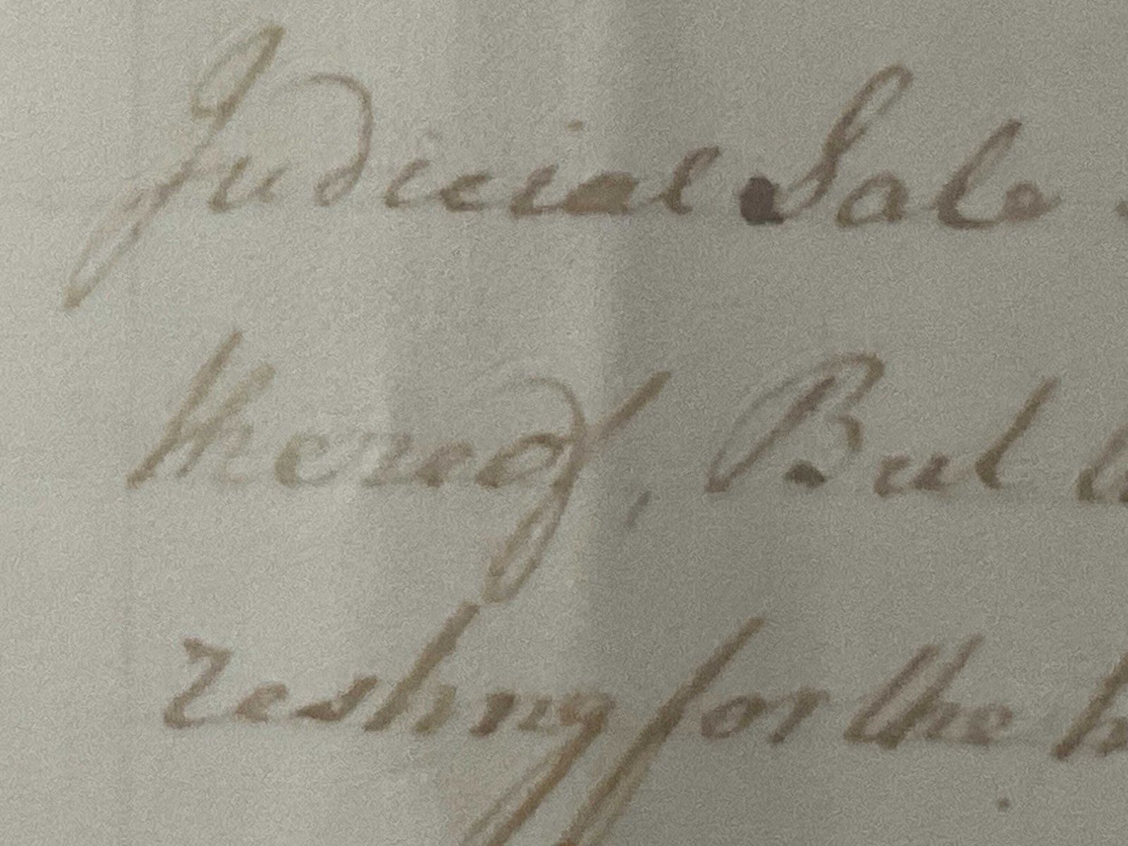 Woonaccessoires 1754 Schots feodaal gronddocument - Ondertekend door notaris en getuigen, Ayrshire Estate Sasine, George II stempel photo
