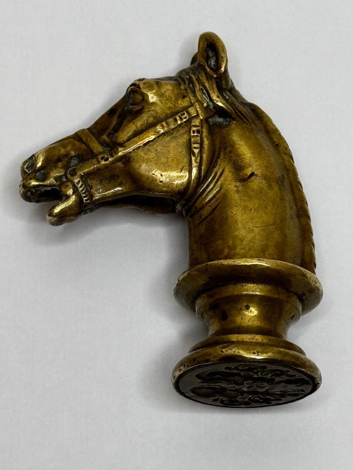Georgian Horse Head Armorial Desk Seal C.1770–1800 Scottish Interest photo 2000.0