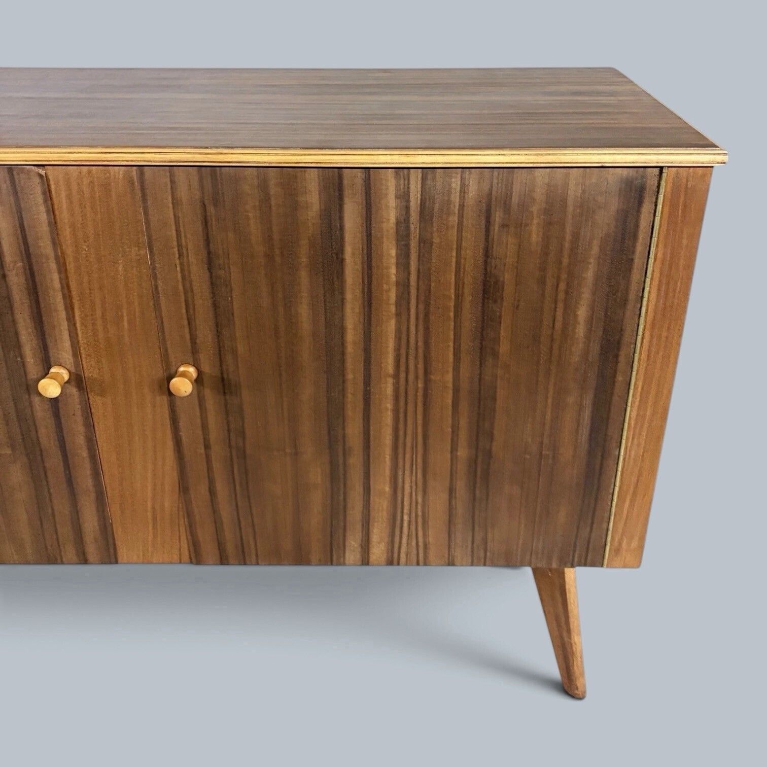 Morris Of Glasgow Mid Century Vintage Walnut & Teak Sideboard photo 463.0