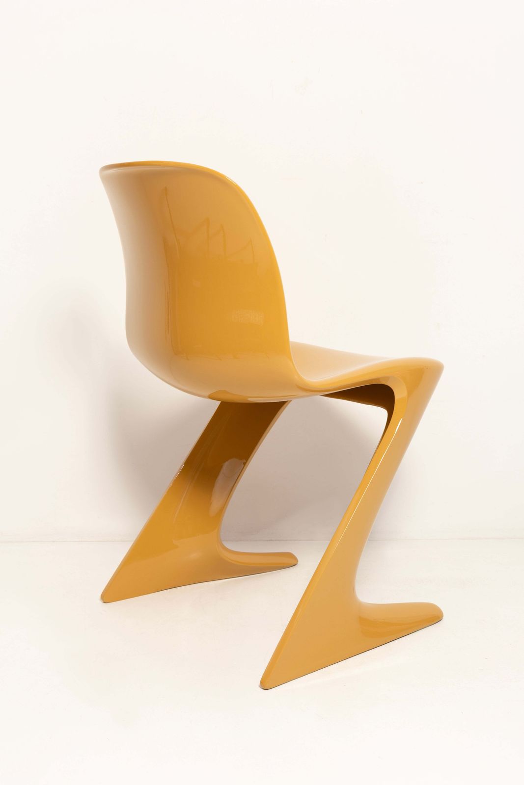 Vier Bruinbeige Kangaroo Chairs Ontworpen Door Ernst Moeckl, Duitsland, 1968 photo Meubels