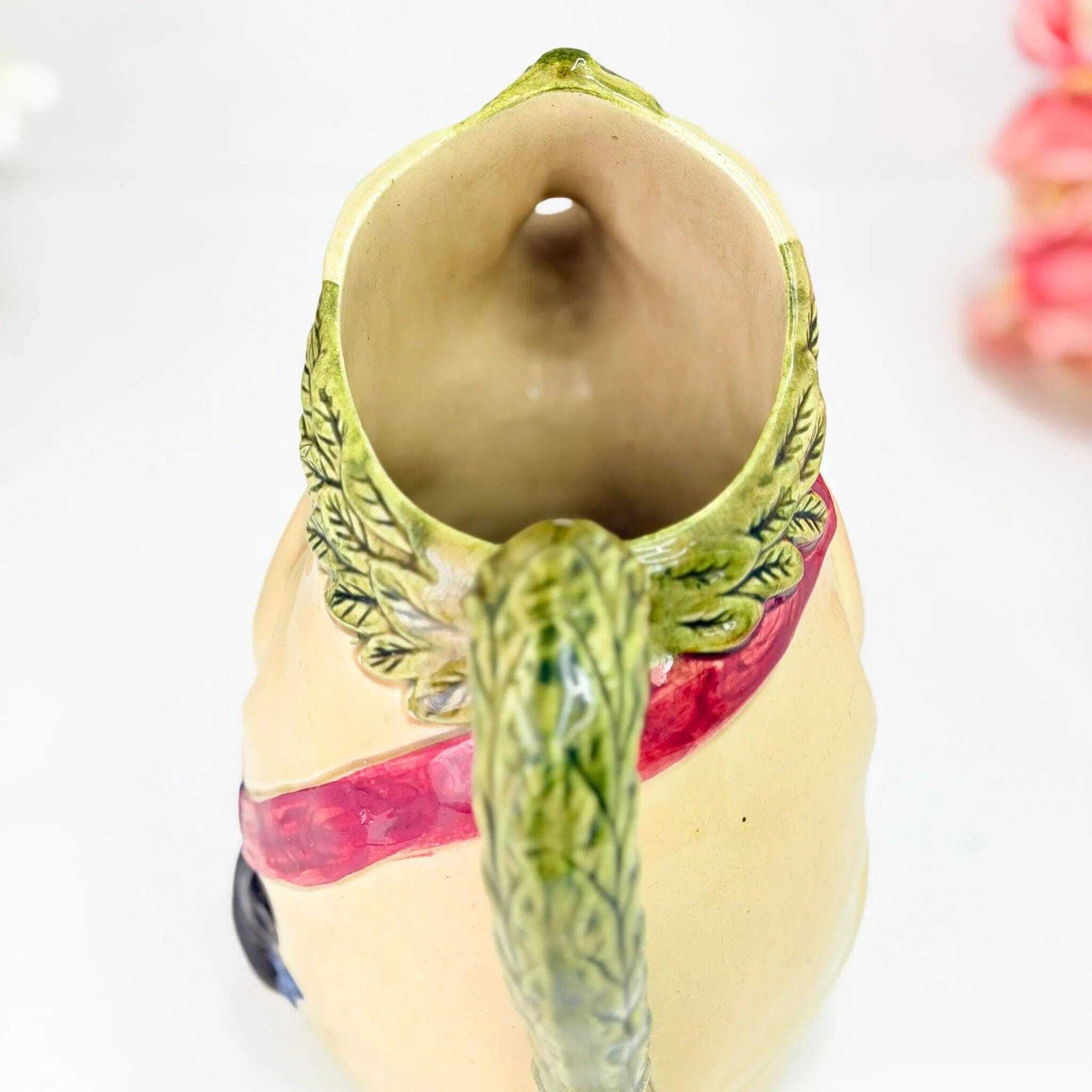 photo furniture Antieke Franse Majolica Cochon Au Jambon Varken Kan Frie Onnaing 19e Eeuw