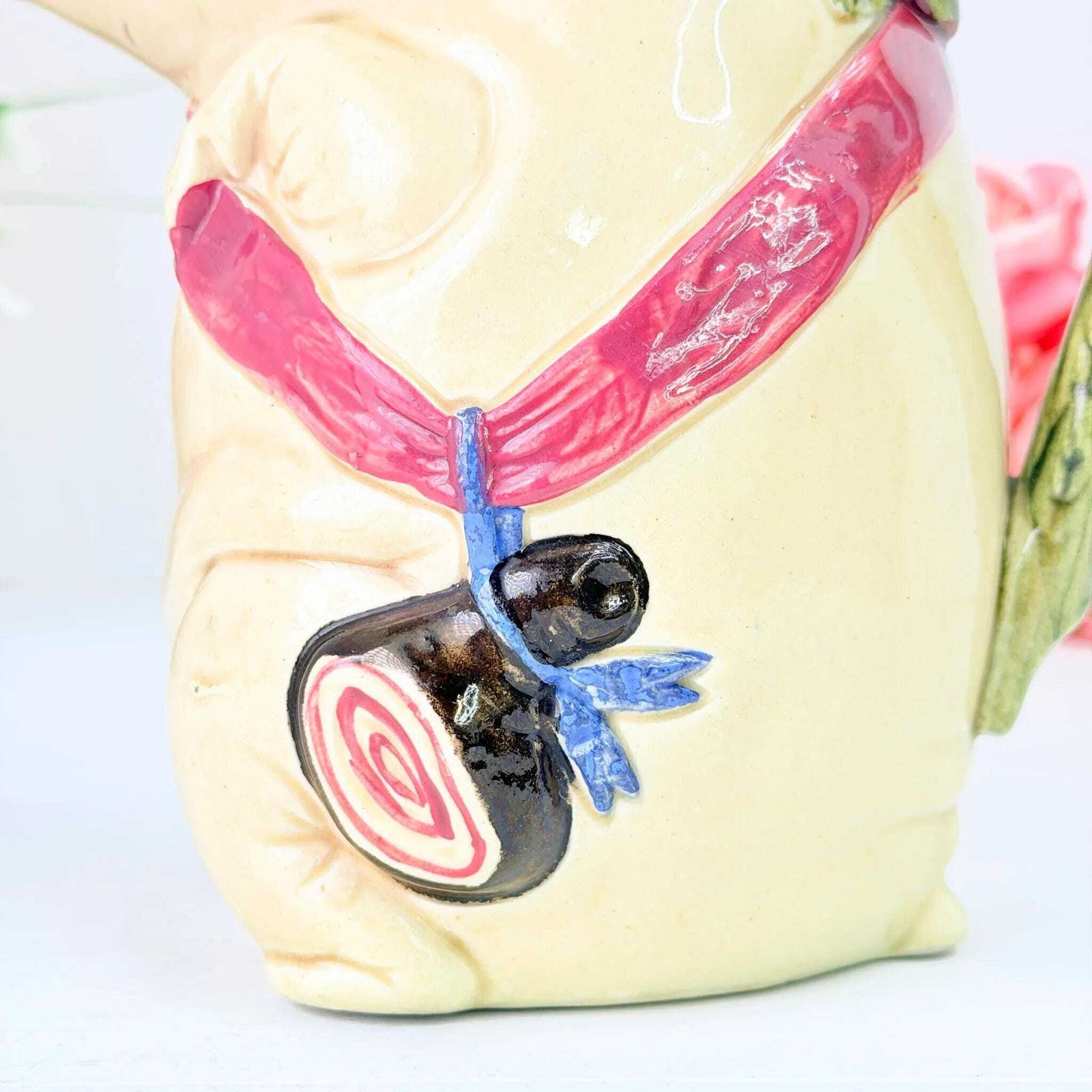 photo buy Antieke Franse Majolica Cochon Au Jambon Varken Kan Frie Onnaing 19e Eeuw