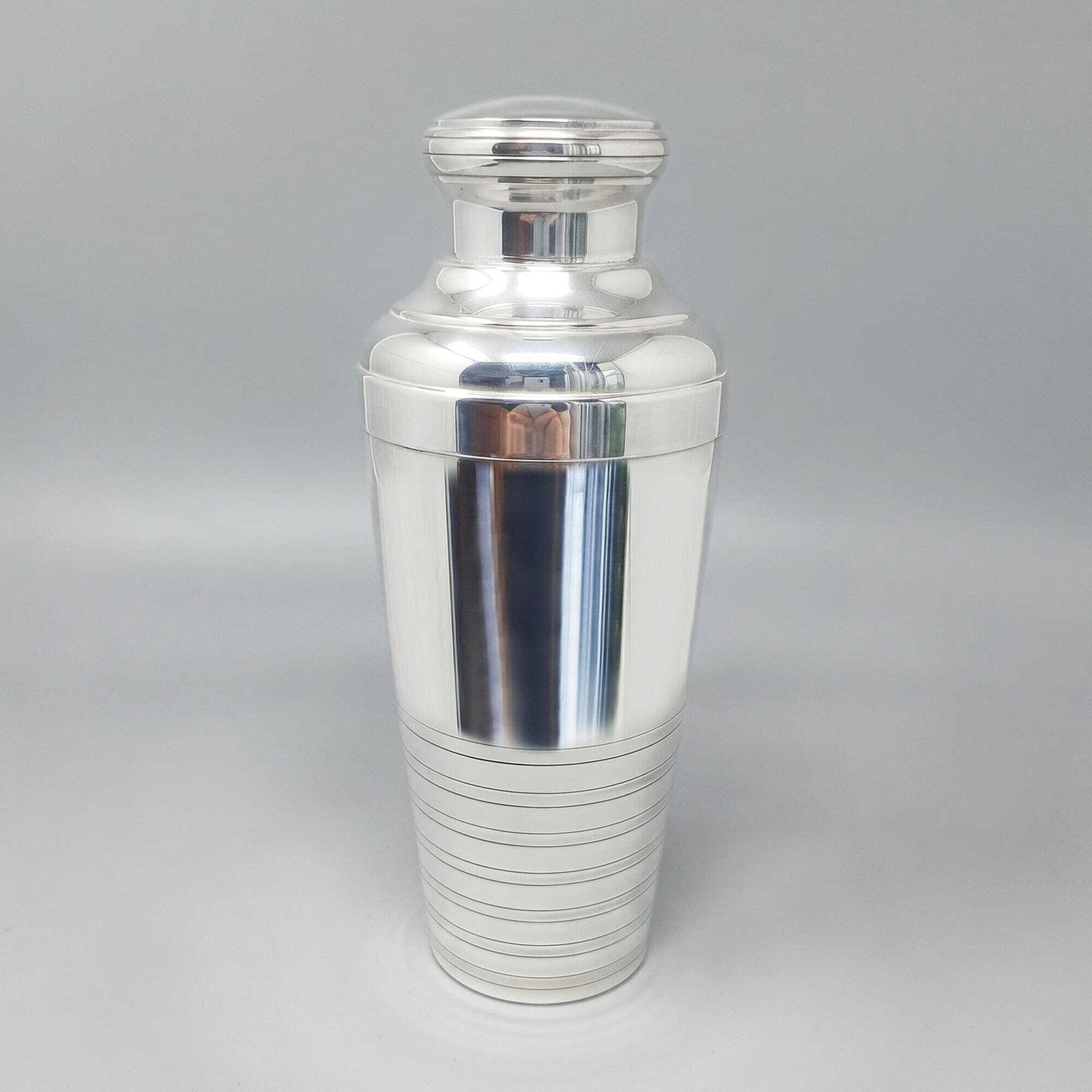 1930s Astonishing Art Deco Silver Plated Cocktail Shaker. Made In France photo furniture