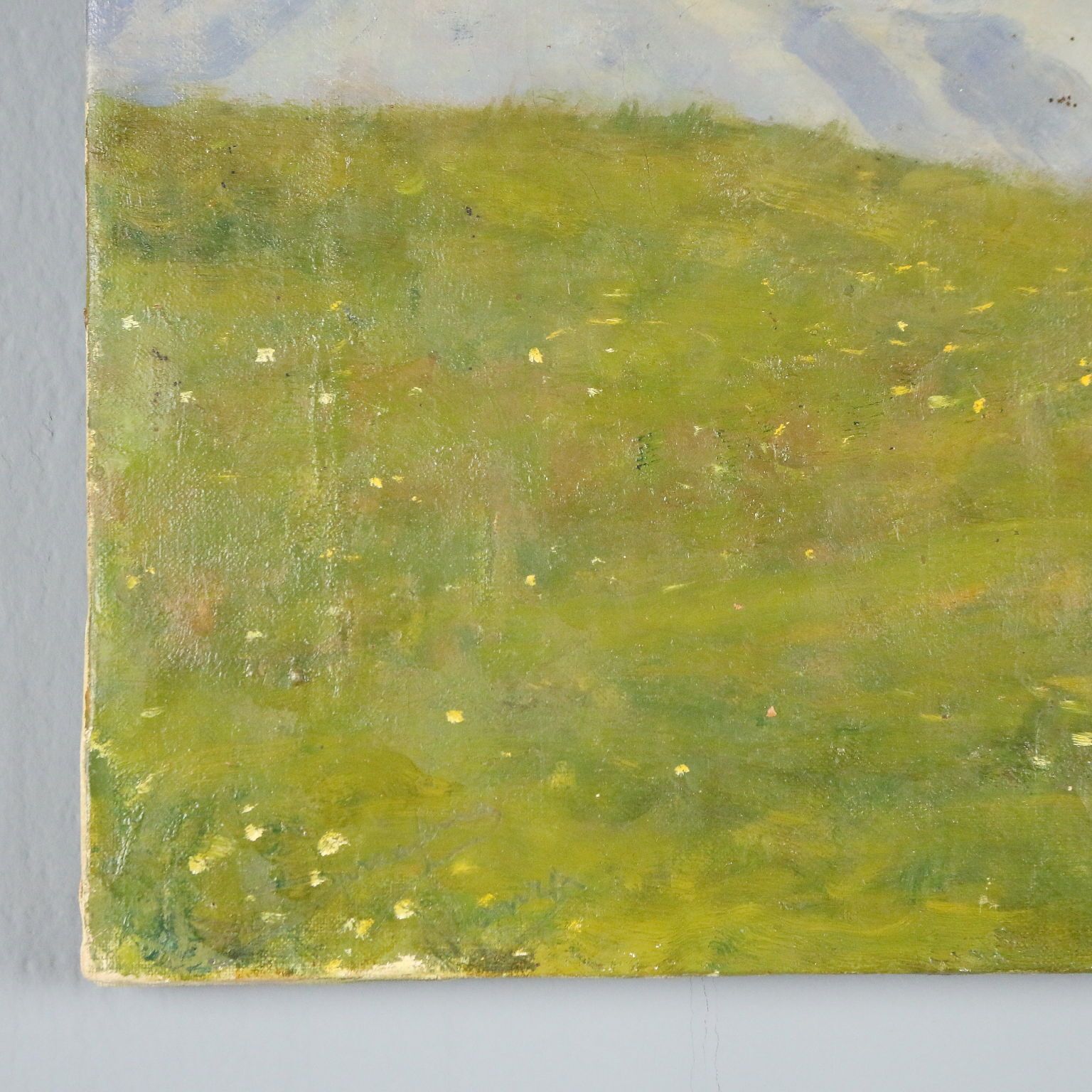 Schilderij van Eugenio Spreafico, Alpenlandschap met koeien photo vinterior