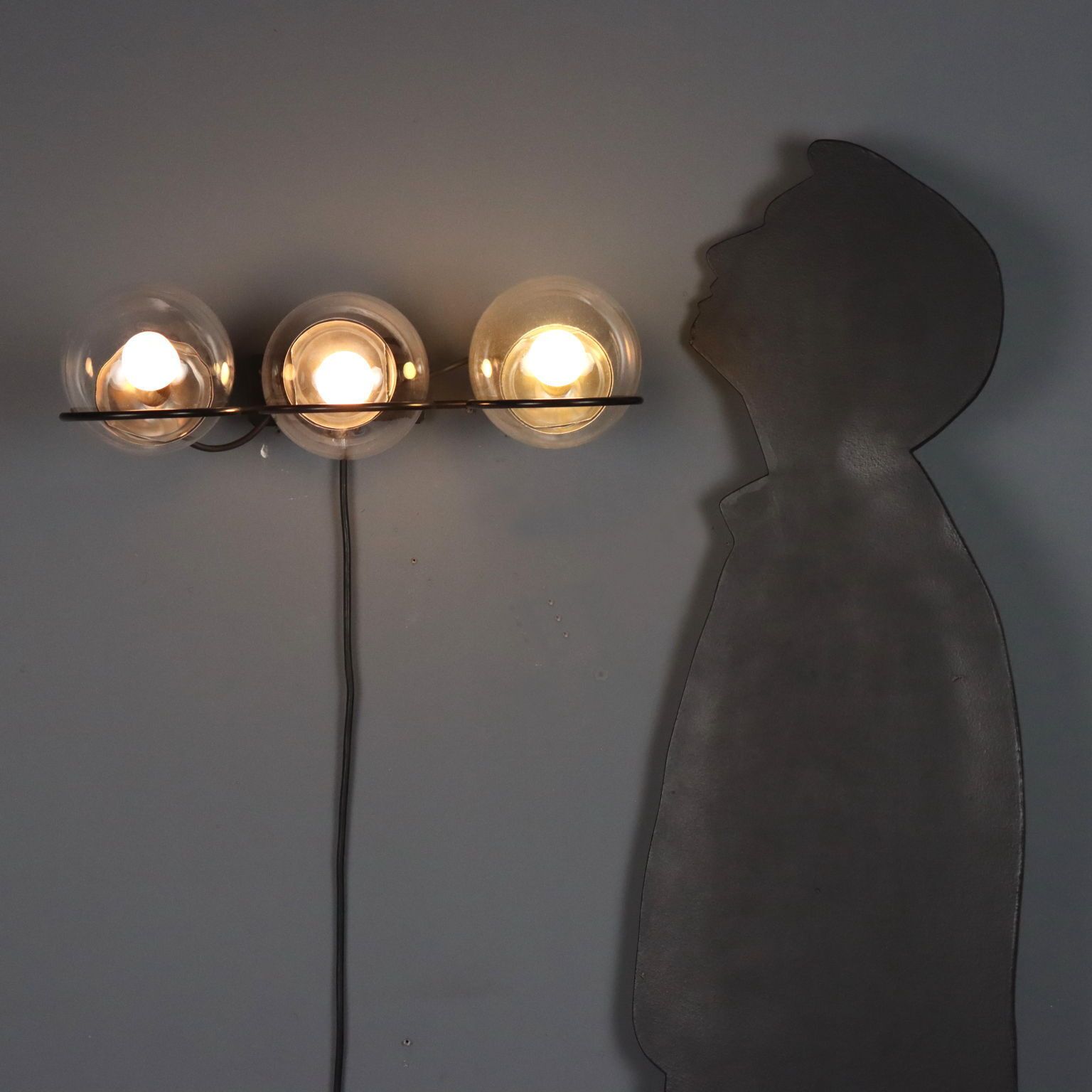 Vintage wandlamp in de stijl van Sarfatti, Italië, jaren 1960 photo furniture