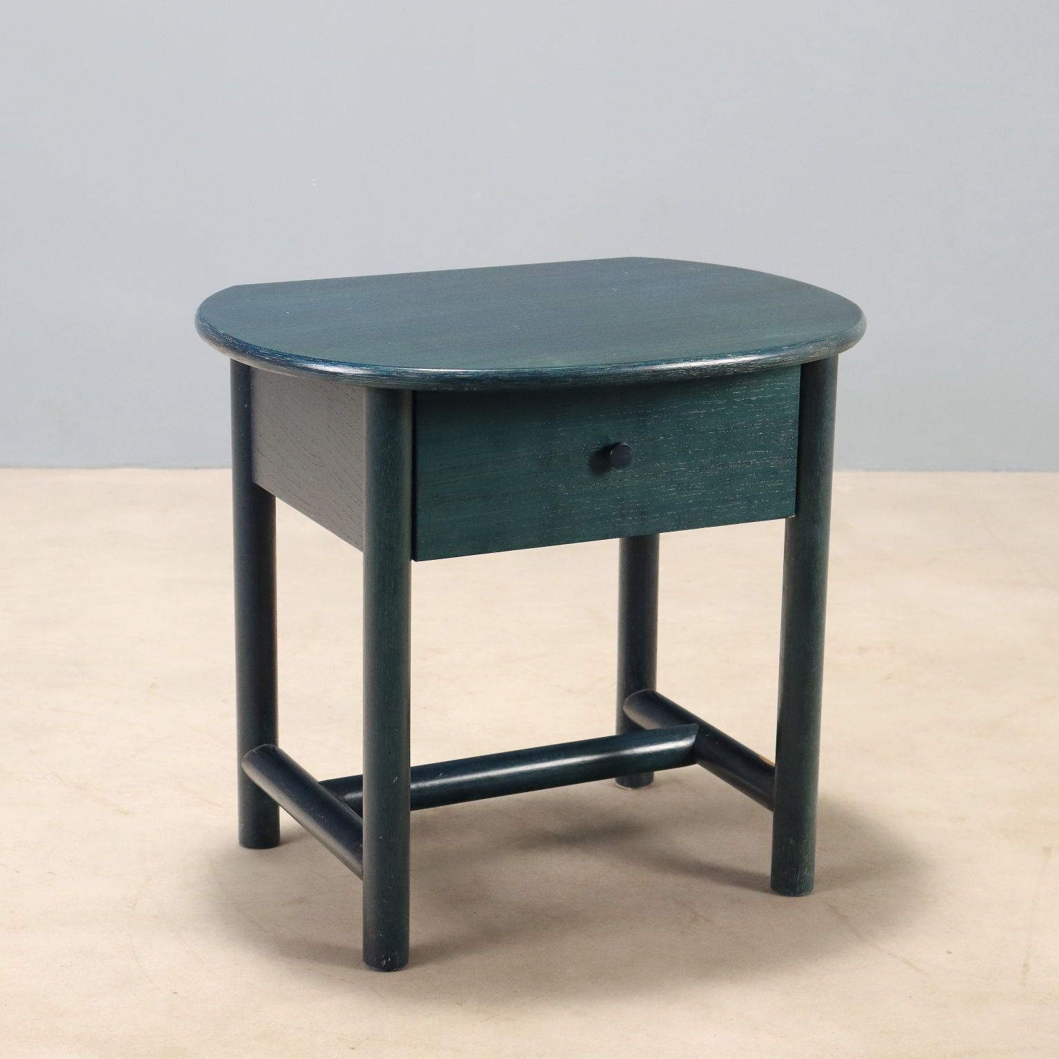1980s Wooden Nightstand By Roberti Rattan