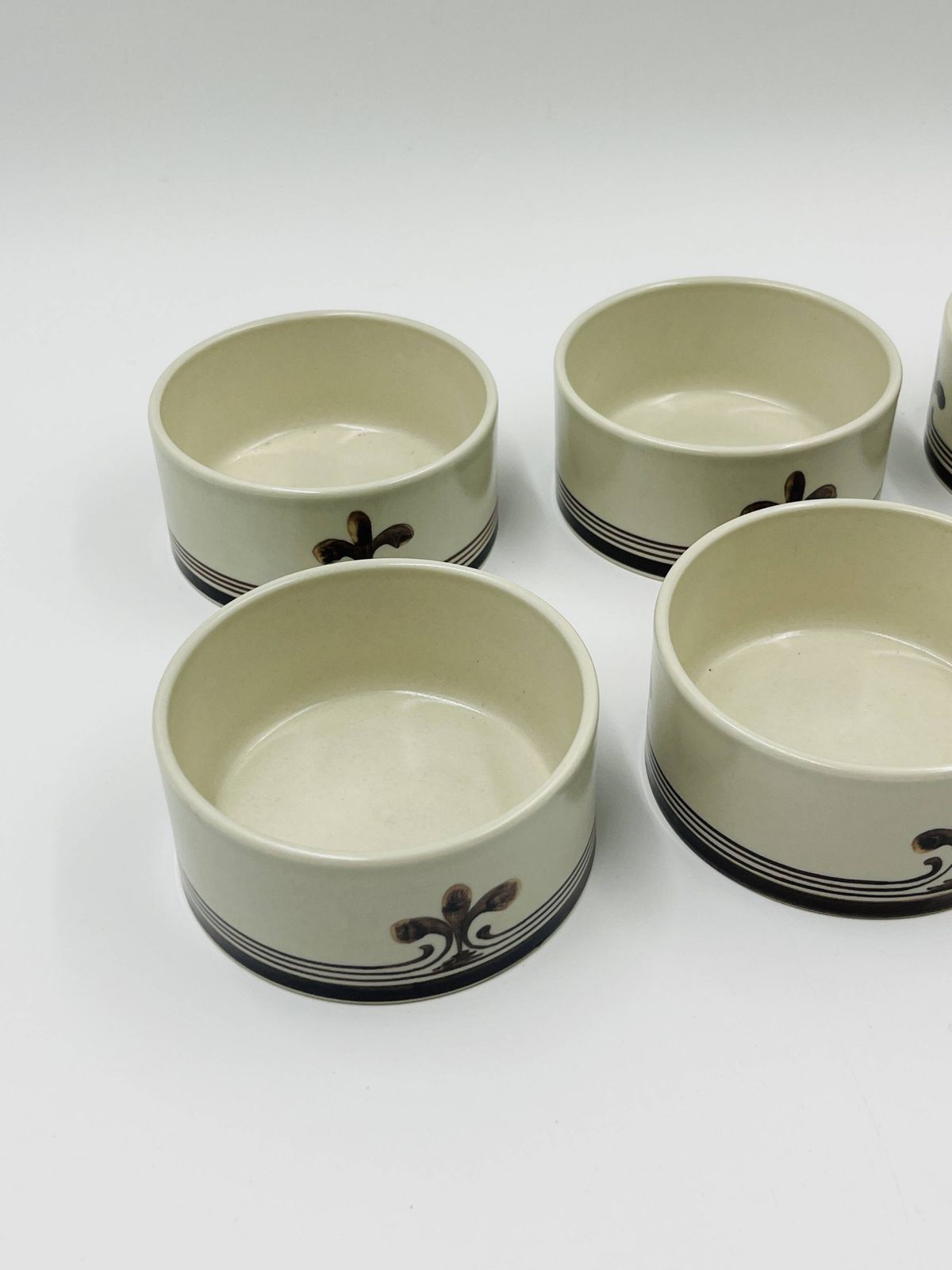 6 Rosenthal Studio Line "Siena" Ramekins By Richard Scharrer 1970 photo for sale
