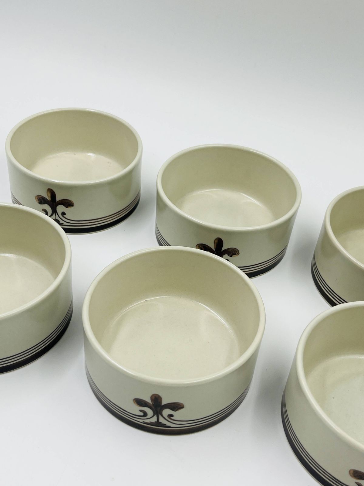 6 Rosenthal Studio Line "Siena" Ramekins By Richard Scharrer 1970 photo Home Decor