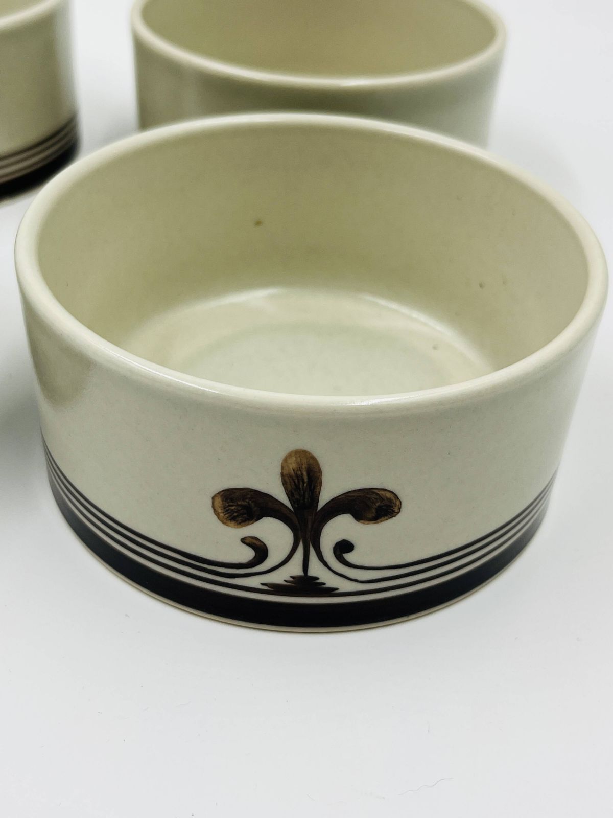 6 Rosenthal Studio Line "Siena" Ramekins By Richard Scharrer 1970 photo vinterior