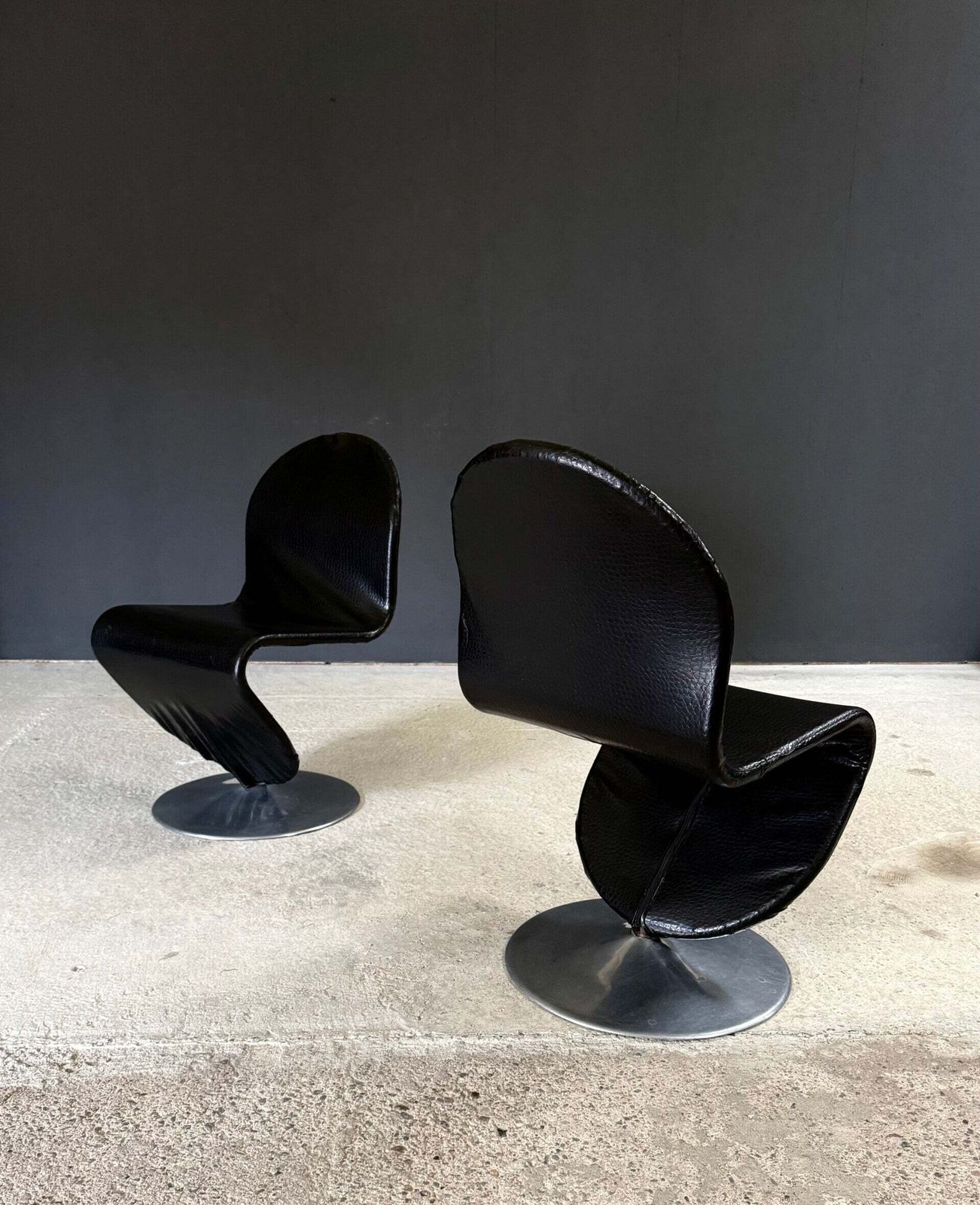 Mcm Design System 123 Dining Chairs By Verner Panton For Fritz Hansen photo for sale