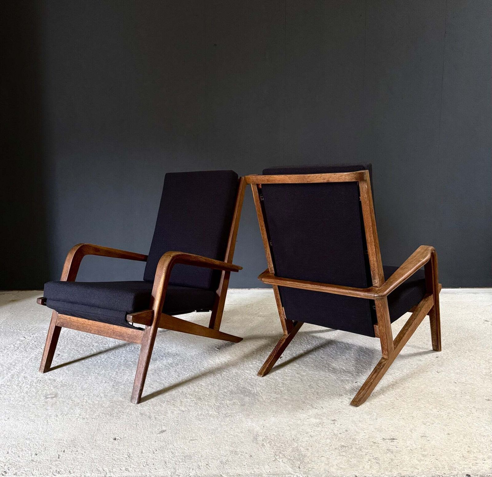 Mcm Design Lounge Chair Set, Frankrijk jaren 1950 photo vinterior