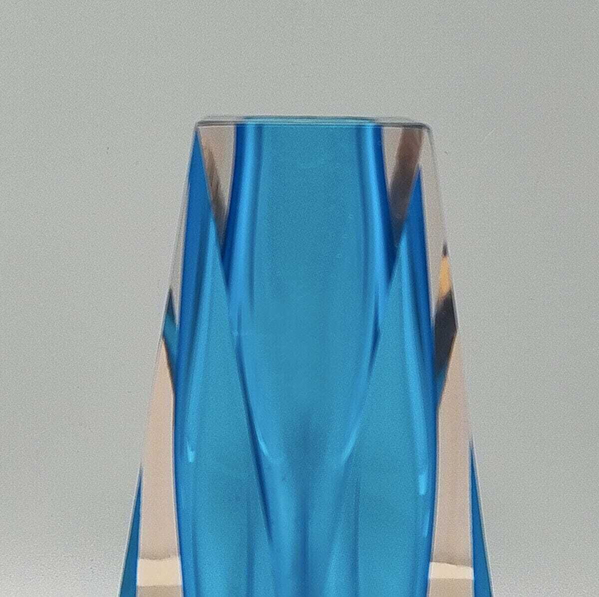 photo furniture Vase en verre de Murano Flavio Poli pour Seguso, années 1960, grand modèle - Mid Century, pièce de collection italienne
