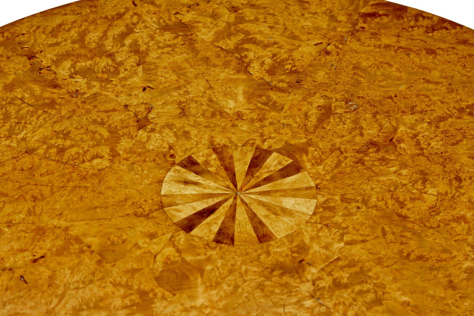 Swedish Mid 19th Century Inlaid Burr Birch Occasional Table photo buy