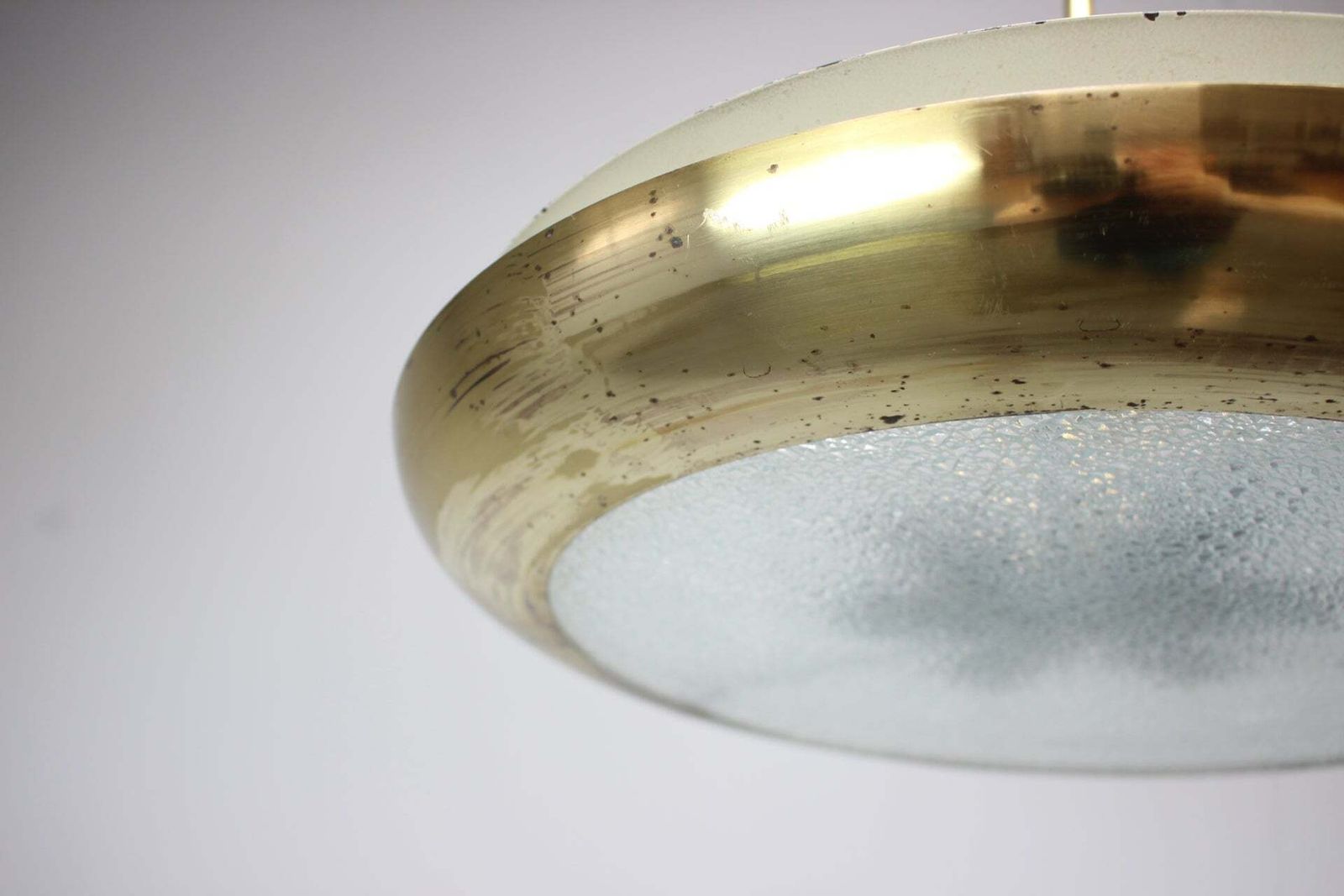 Lampe suspendue Ufo Josef Hůrka pour Napako, Tchécoslovaquie, années 1930 photo for sale