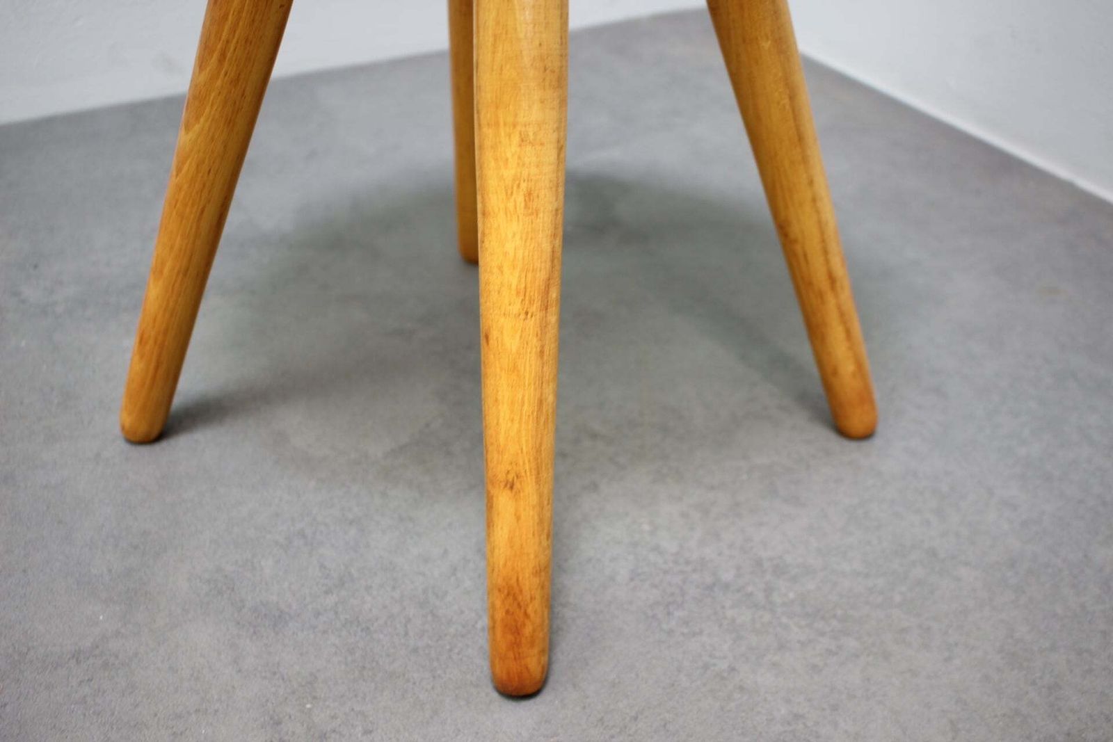 Jan Kalous Rattan Stool For úluv, Czechoslovakia, 1960s photo for sale