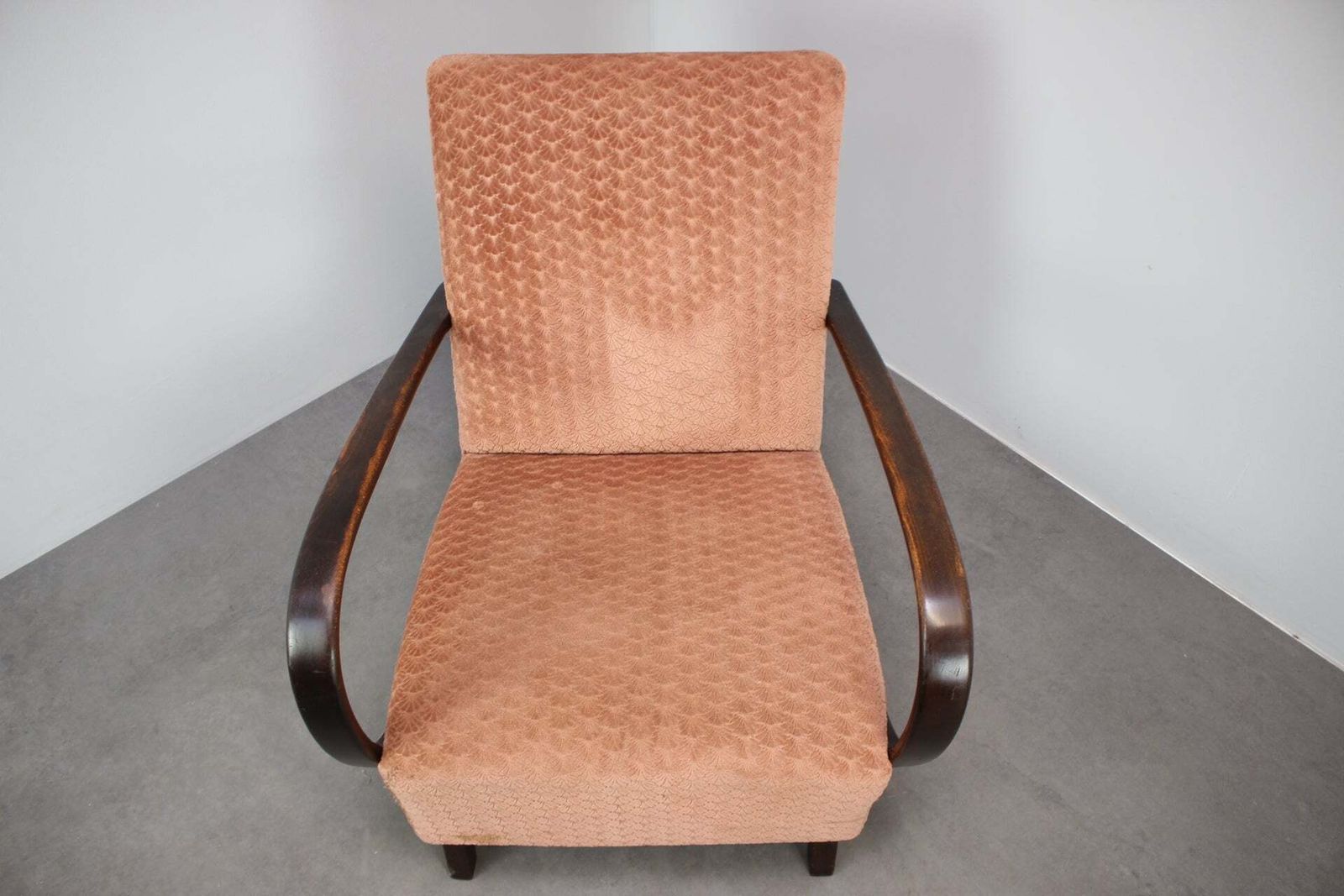 Fauteuil Jindřich Halabala, Tchécoslovaquie, années 1950 photo for sale