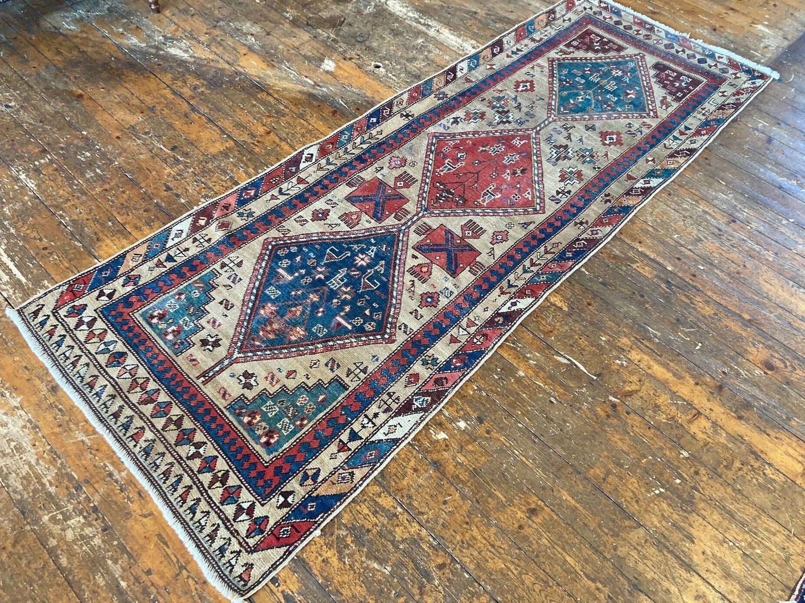Antiek Anatolisch loperkleed 2,89 m x 1,04 m photo 950.0