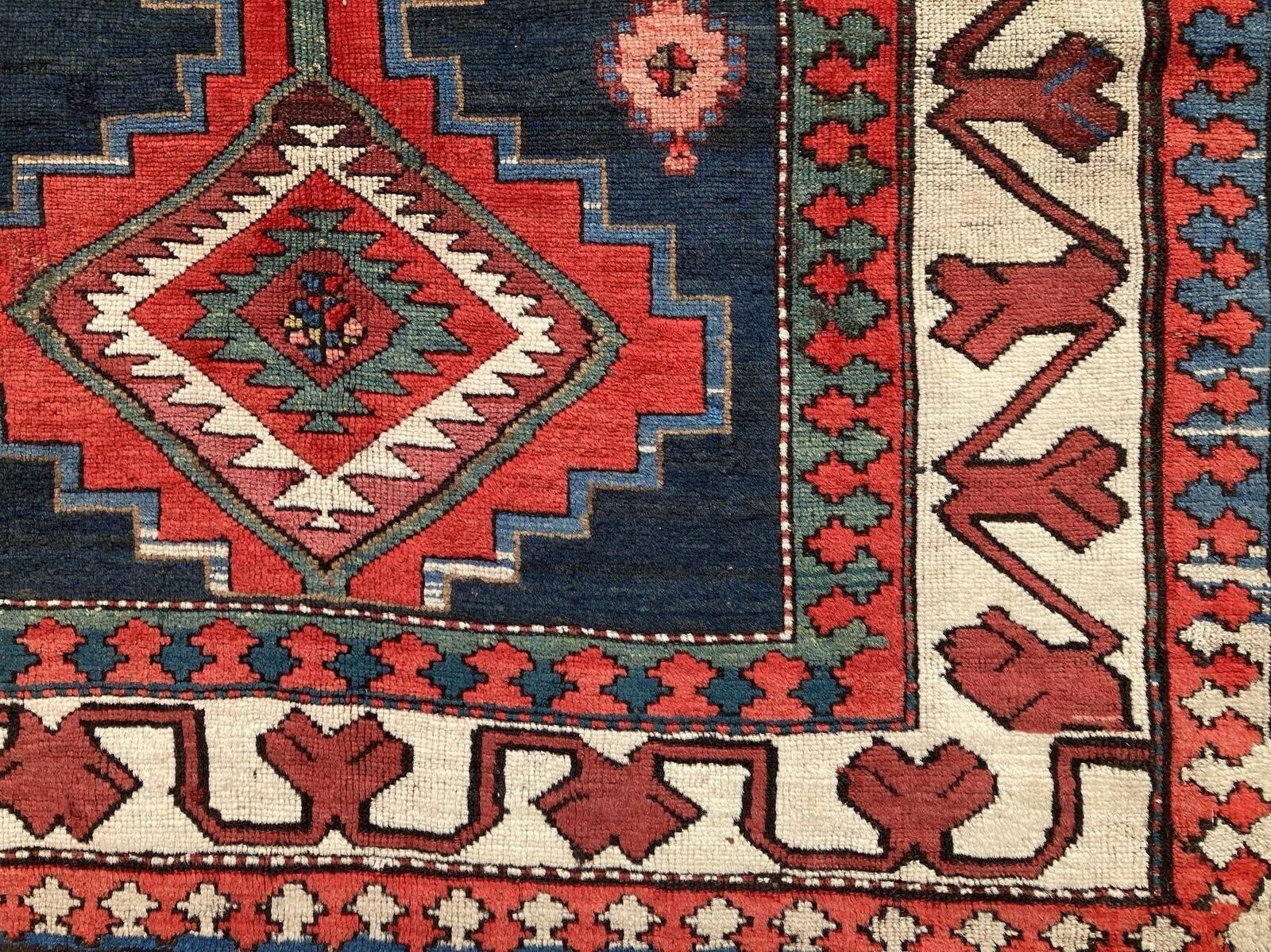 Antiek Kaukasisch Kazak tapijt 2,34 m x 1,18 m photo vinterior
