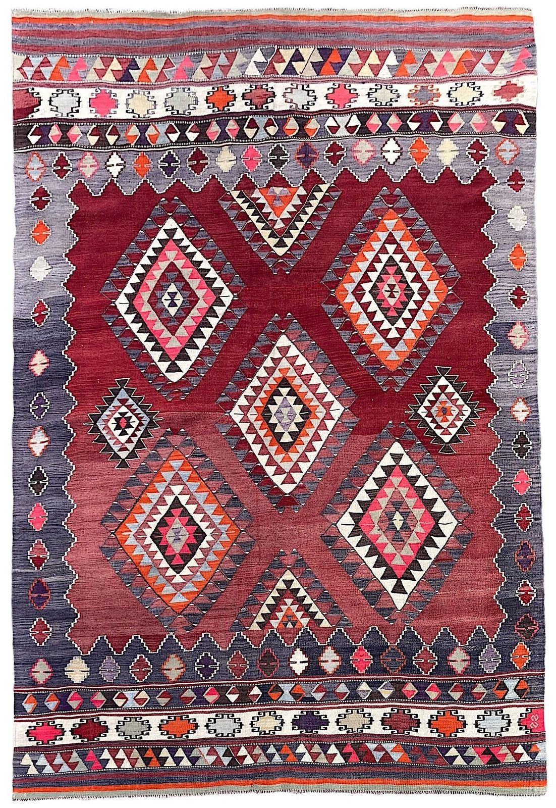 Vintage Anatolische kilim 2,50 m x 1,70 m