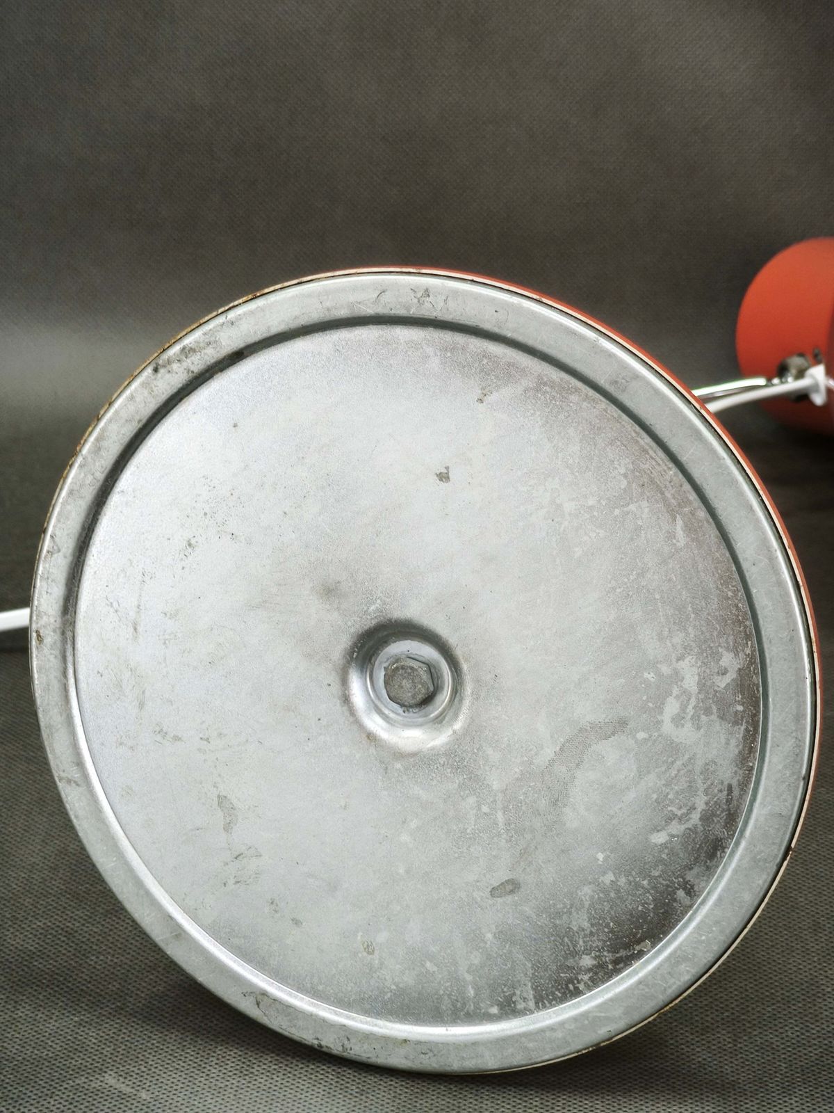 Lampe de table Josef Hůrka orange pour Napako, Tchécoslovaquie, années 1960 photo vinterior