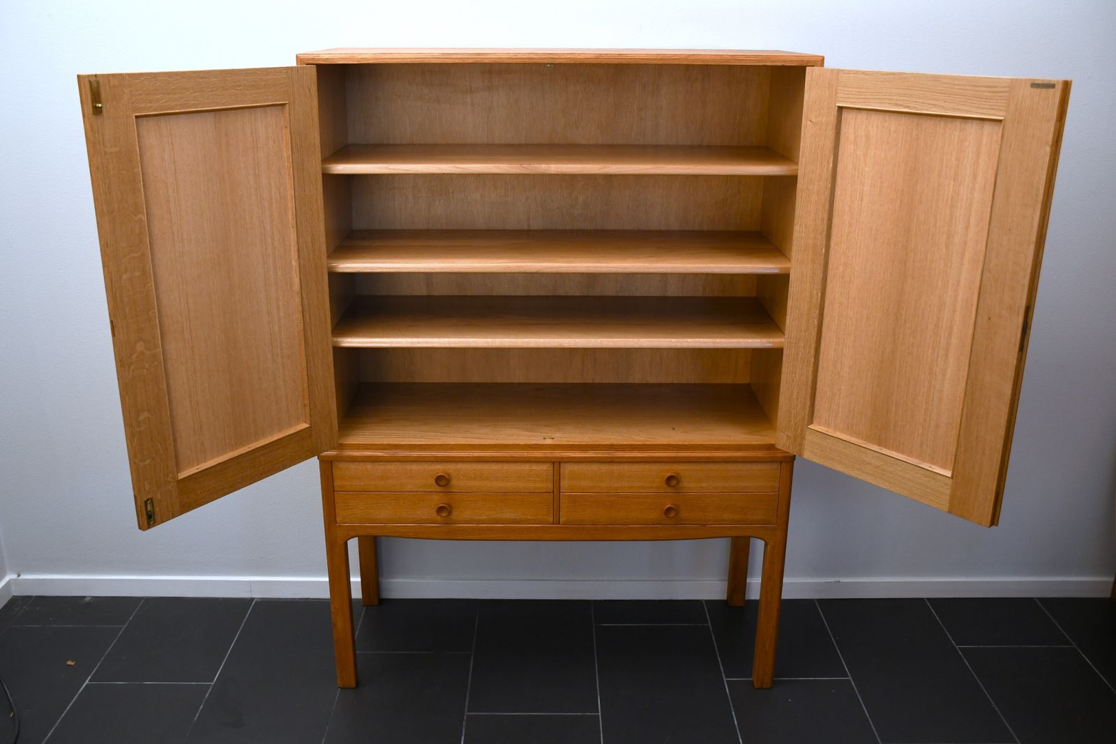 Swedish Oak Cabinet By Carl Malmsten For Carl Löfving & Söner Ab. photo 3800.0