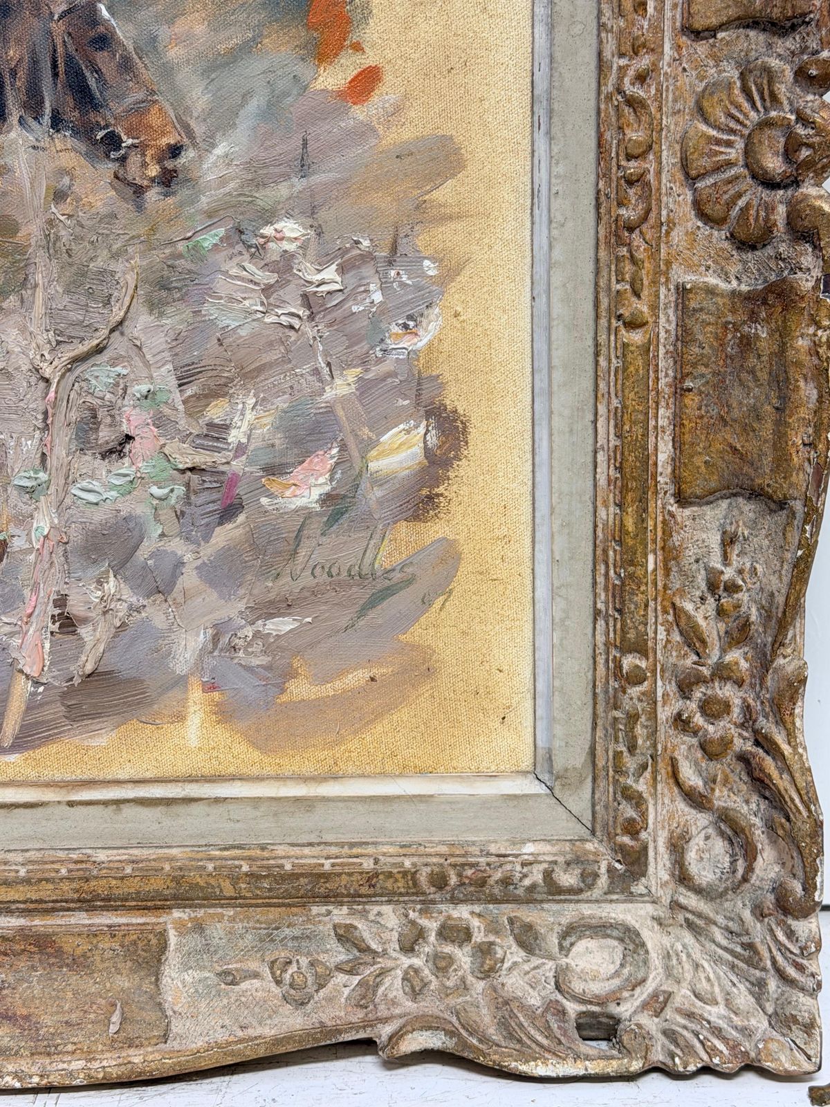 photo furniture Chasseur à cheval avec une meute, école britannique du XXe siècle, peinture de sport équestre à l'huile