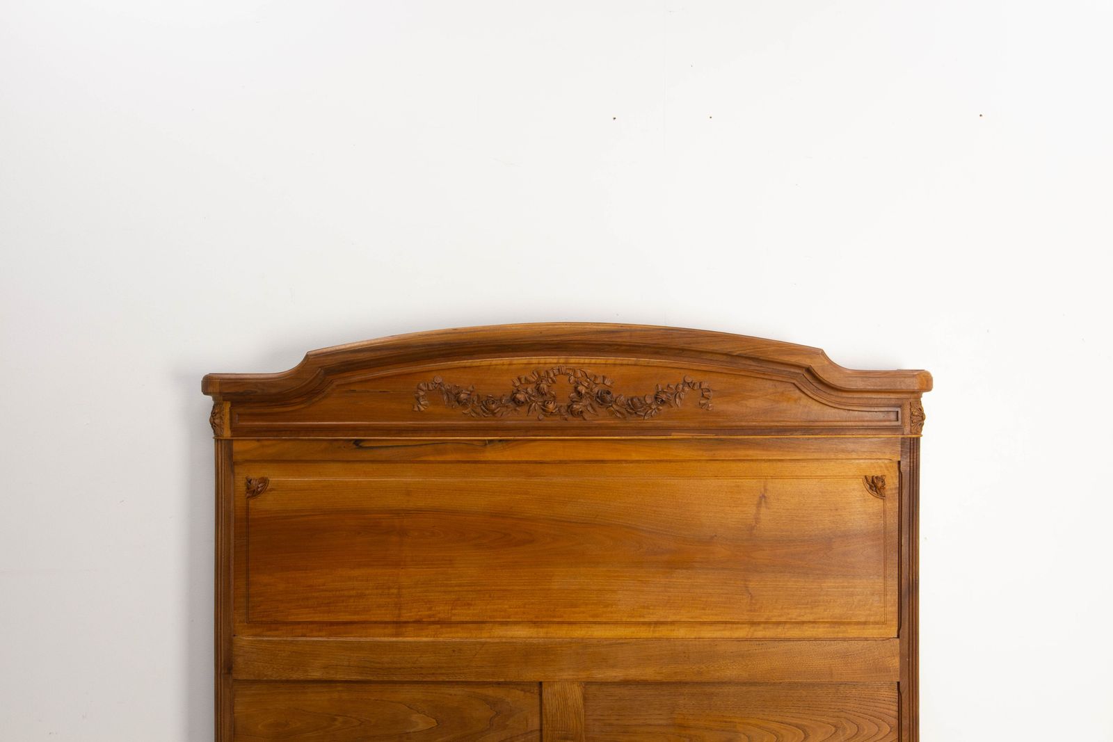 French Carved Walnut Bed Full Size Or Double Bed Louis XVI Style, Circa 1900 photo Furniture