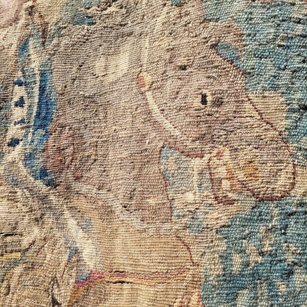 Kunst Hofelijke Stoet, 246x368 cm, Wollen Wandtapijt, Eind 17e - Begin 18e Eeuw photo
