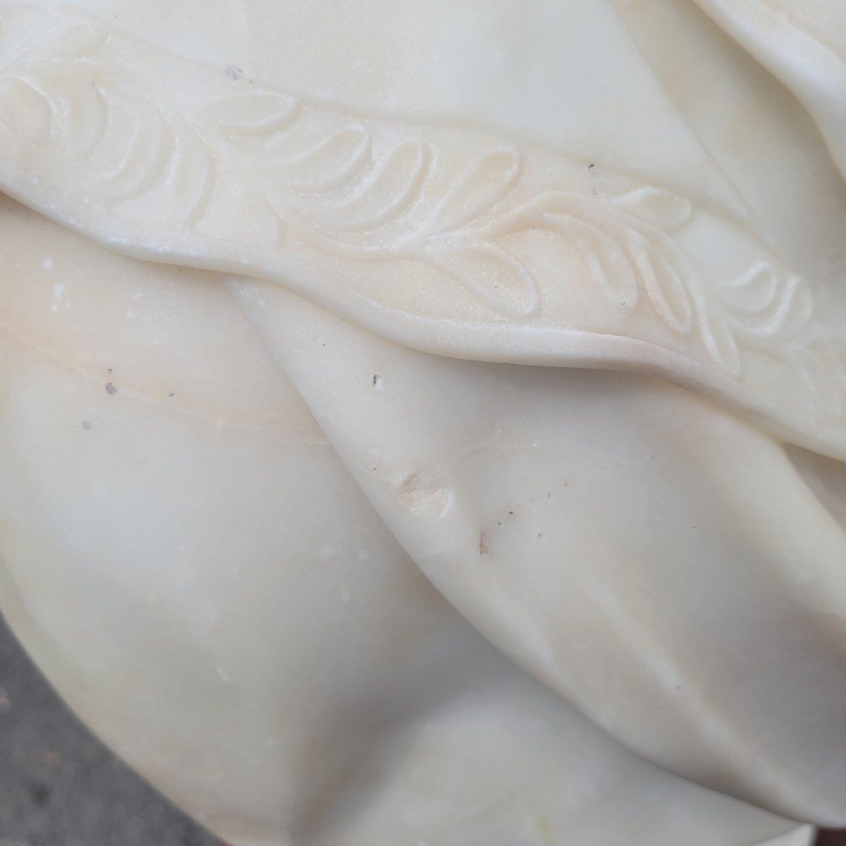photo for sale Buste de Shakespeare, H. 70 cm, marbre blanc, XIXe siècle