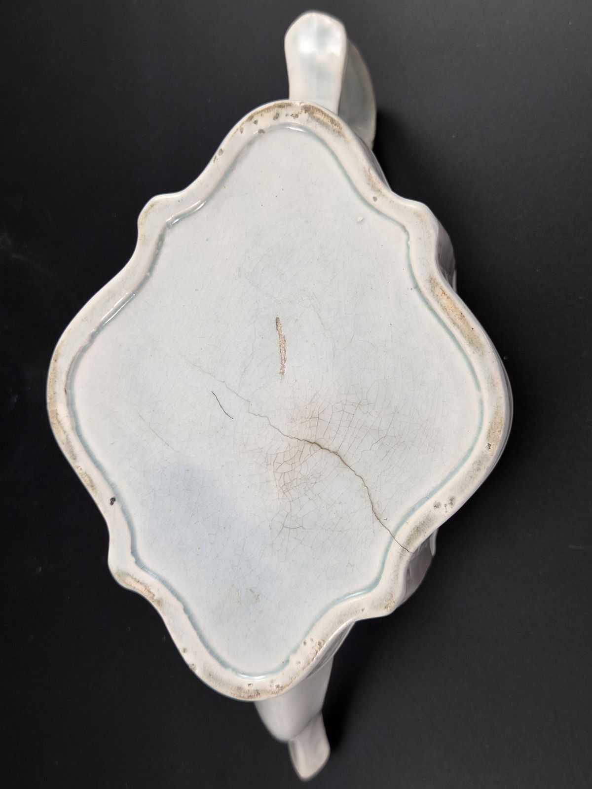 photo for sale English Earthenware Commode Shaped Teapot With Widow Finial, C.1810
