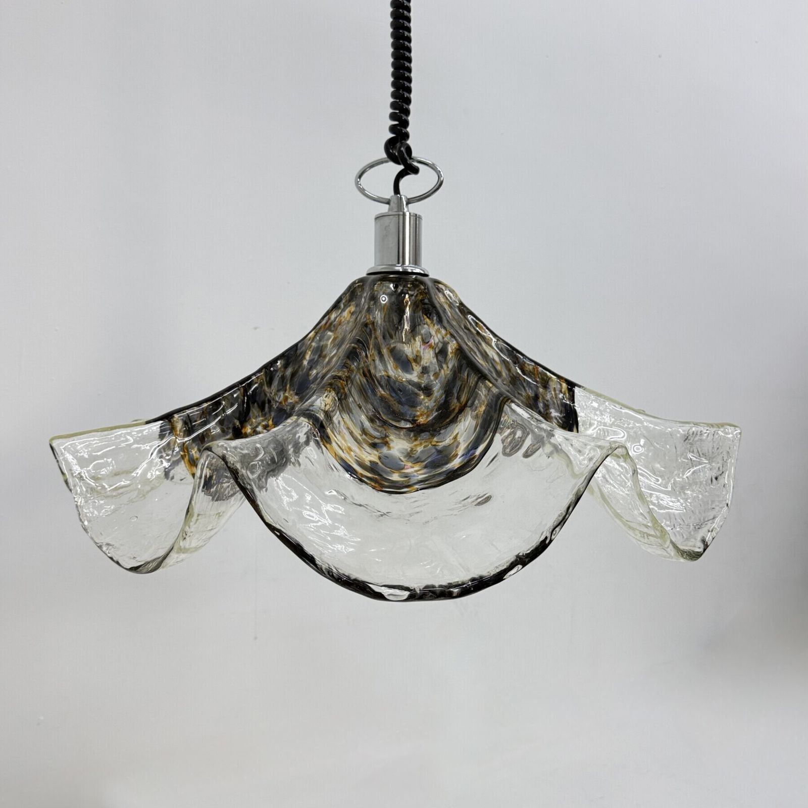 Mid Century Italian Murano Glass Pendant Lamp , 1970s