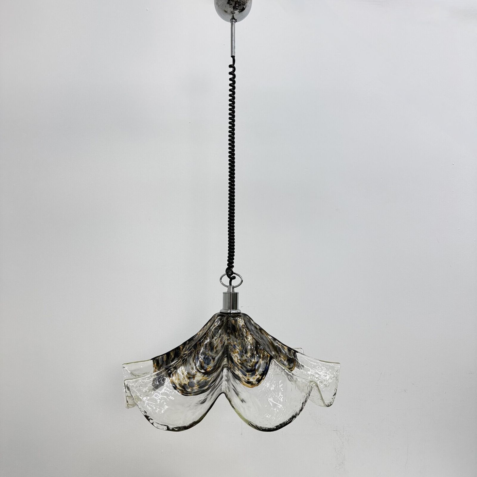 Mid Century Italian Murano Glass Pendant Lamp , 1970s photo Lighting