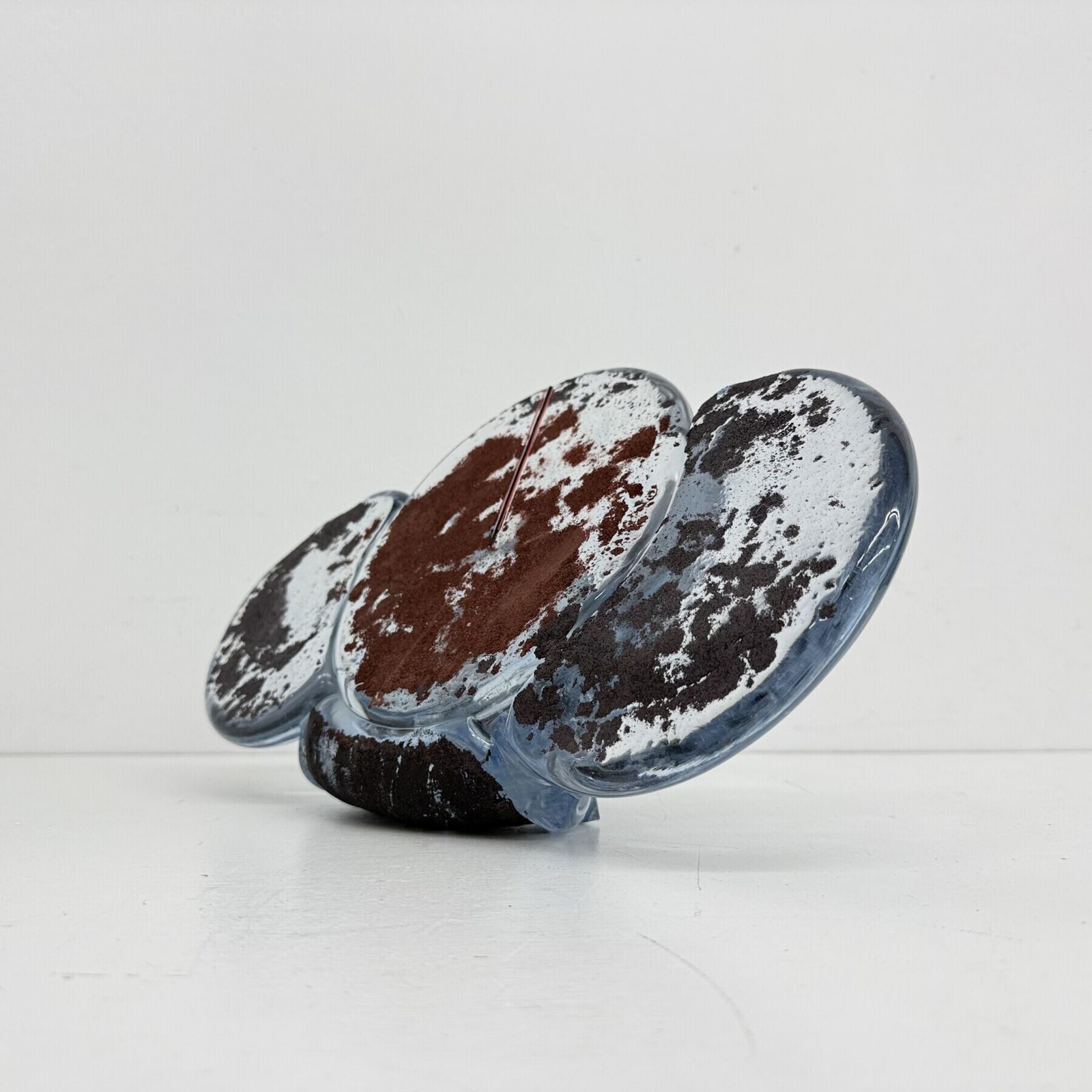 Sculpture abstraite en verre mid-century, années 1970 photo 480.0