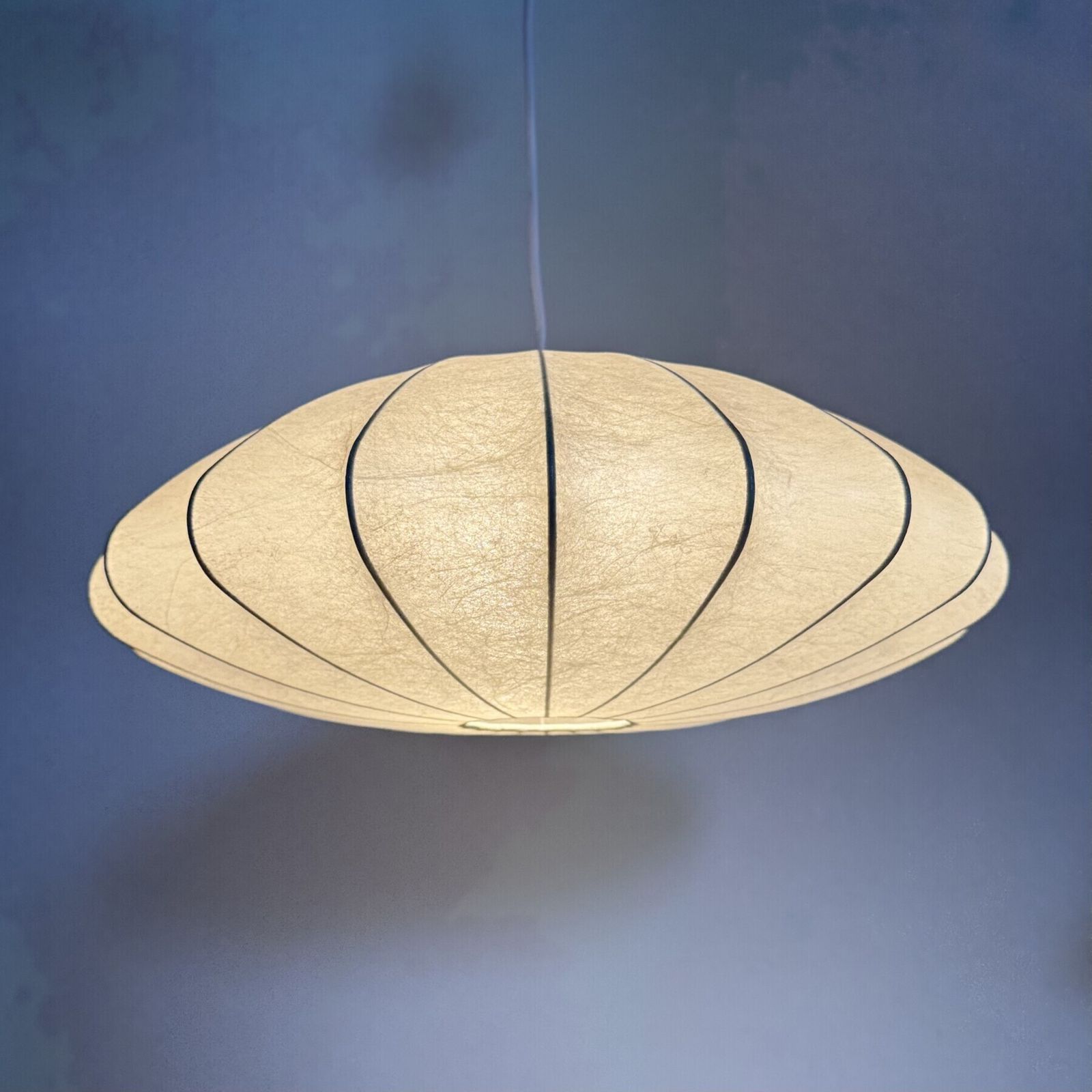 photo furniture Mid-Century Modern Cocoon Hanglamp van Friedel Wauer voor Goldkant Leuchten, jaren 1960