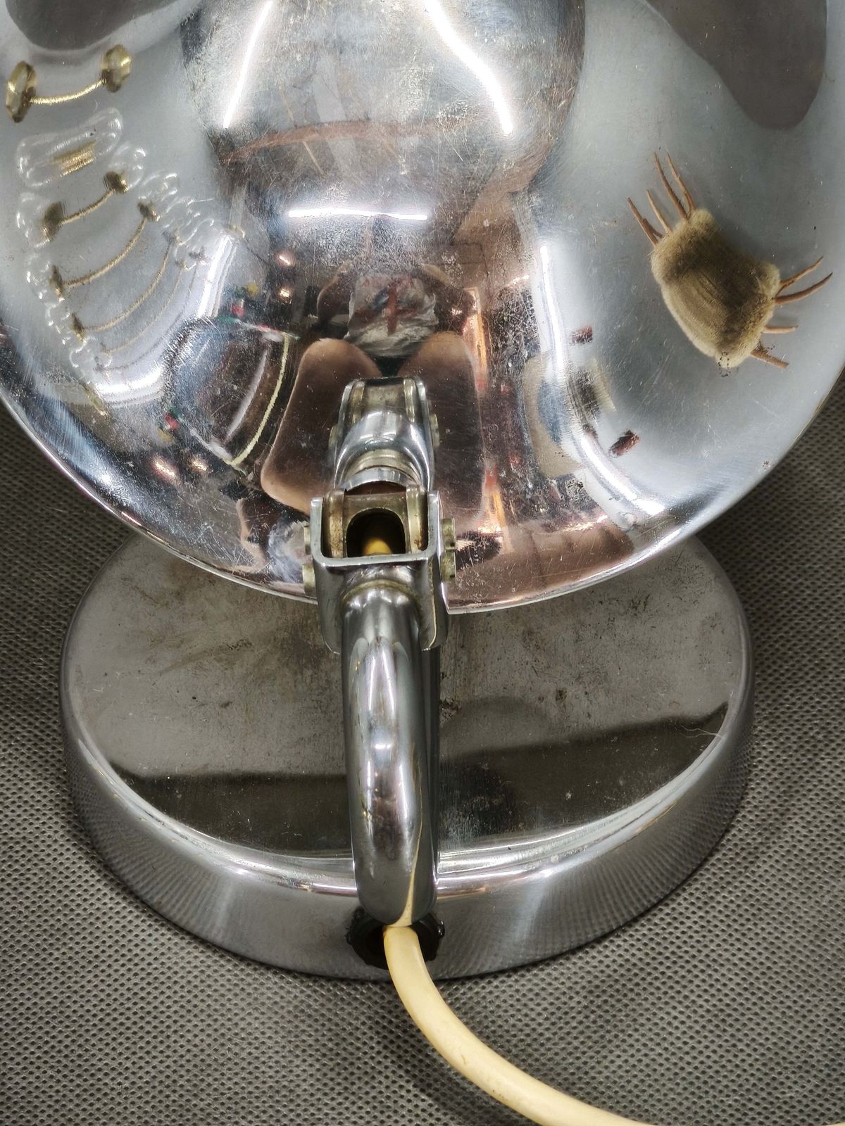 Bauhaus Chromen Tafellamp Model 3530 van Napako, Tsjecho-Slowakije, jaren 1930 photo Verlichting