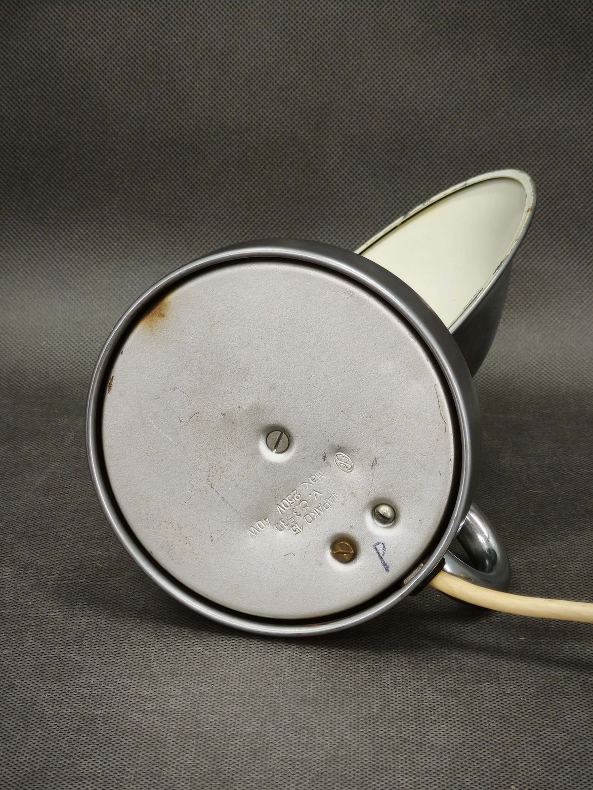 Bauhaus Chromen Tafellamp Model 3530 van Napako, Tsjecho-Slowakije, jaren 1930 photo vintage