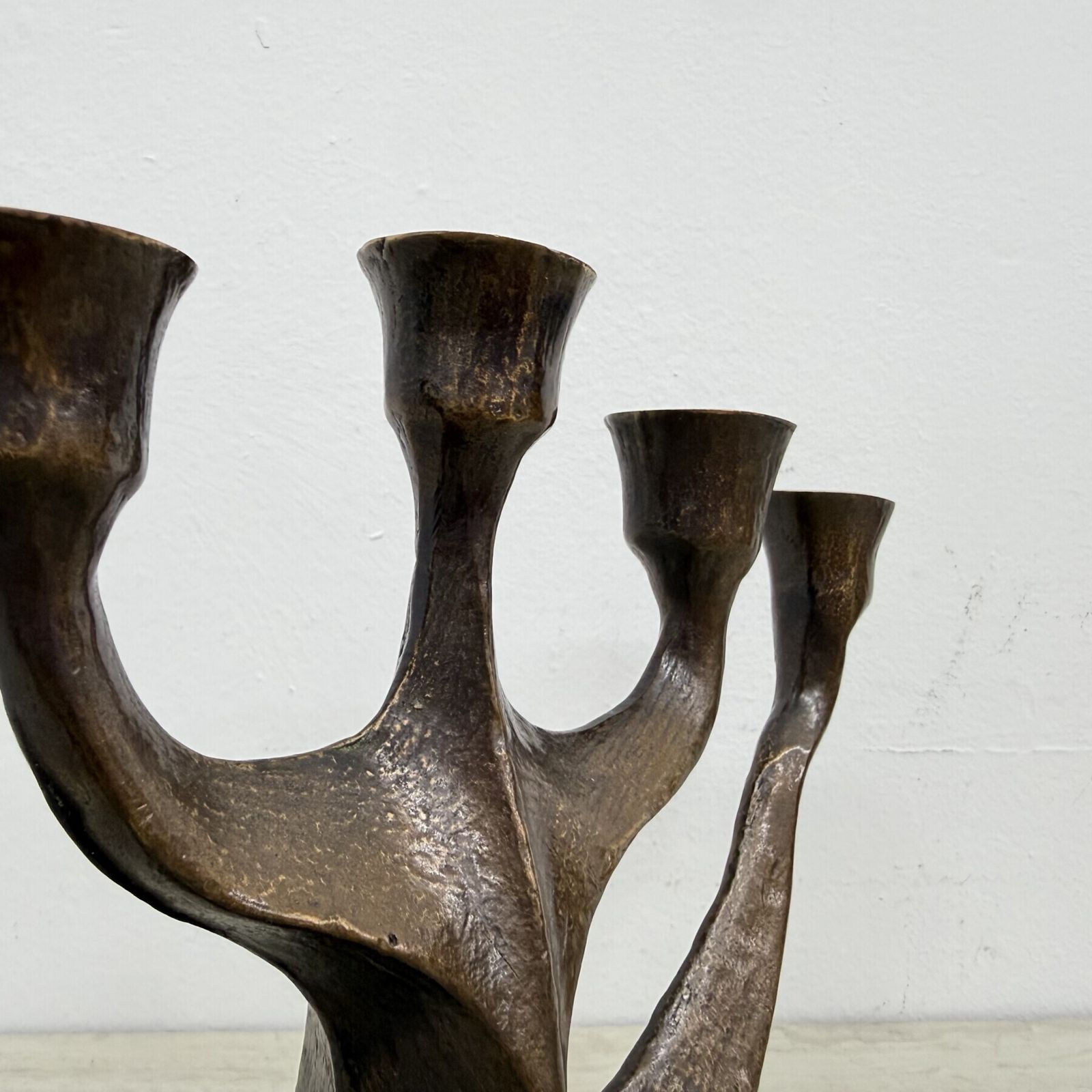 Woonaccessoires Brutalist kandelaar van Horst Dalbeck, jaren 1970, Duitsland photo
