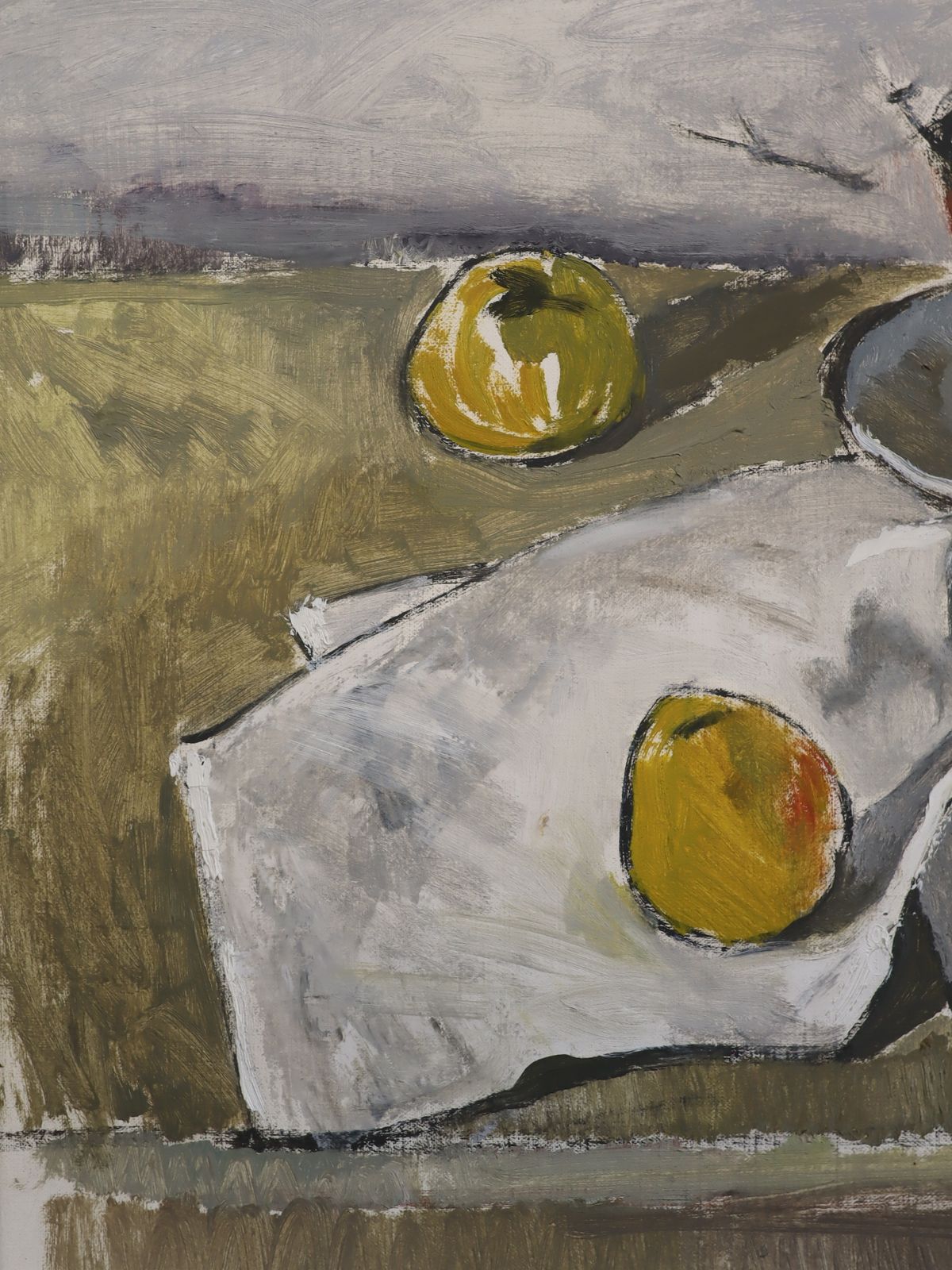 Citrus & Pot In Oil Onto Canvas photo buy