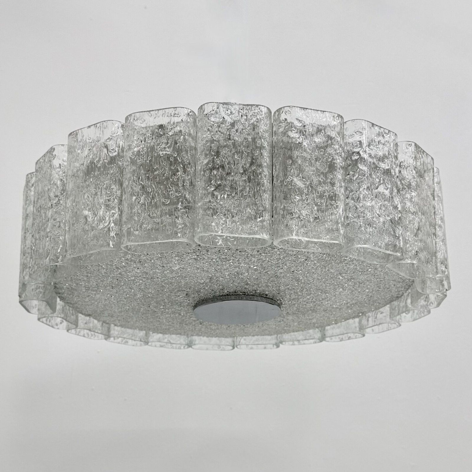 photo for sale Plafonnier mid-century à tubes en verre Doria Leuchten, Allemagne, années 1960