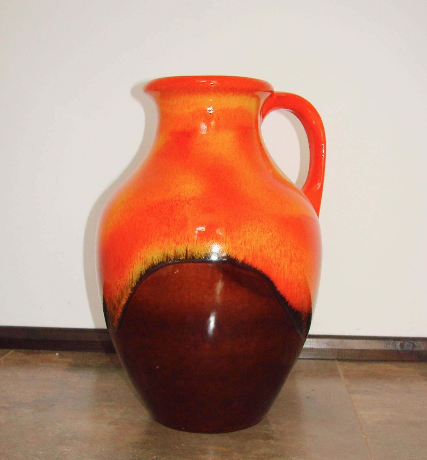 Fat Lava keramische vaas, Duitsland, jaren 1970. photo for sale