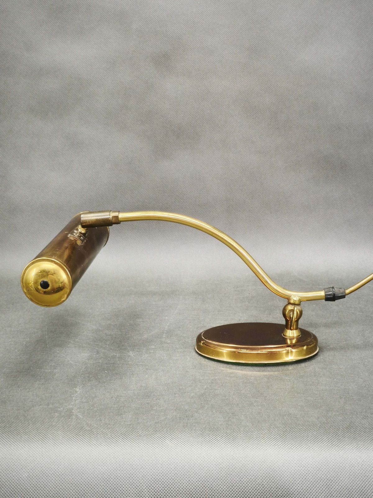photo for sale Verstelbare messing bureaulamp, Duitsland, jaren 1960