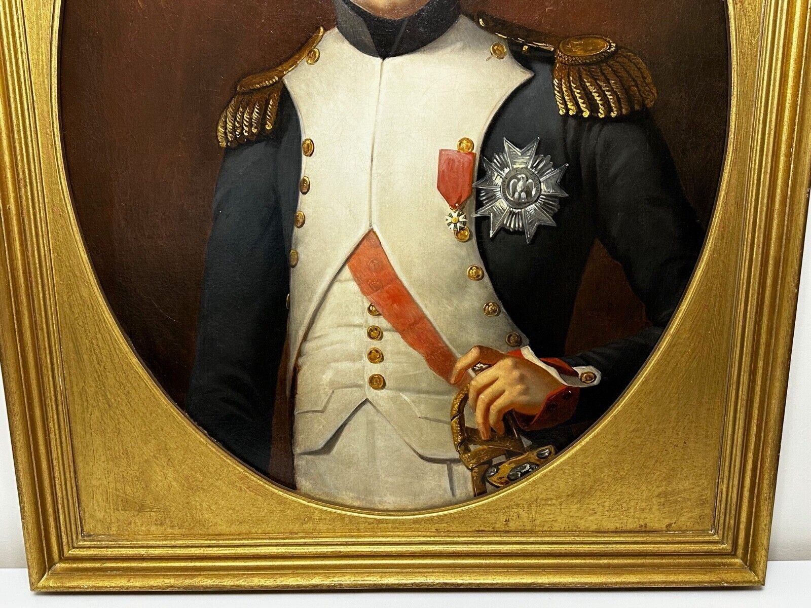 Frans Napoleon Bonaparte olieverfportret ca. 1870 naar Robert Lefèvre, militaire kunst photo 15000.0