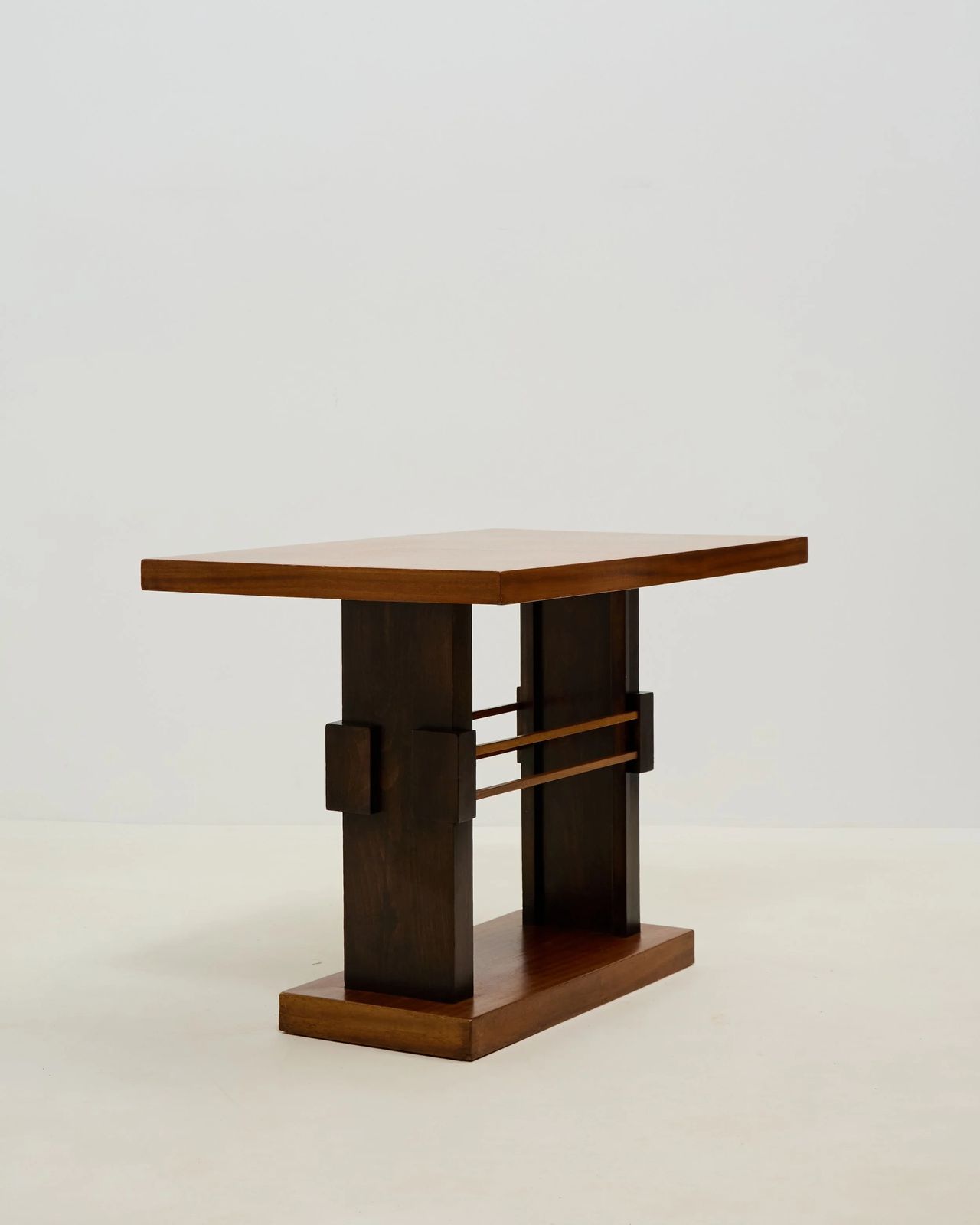 Geblokte bijzettafel, jaren 1950